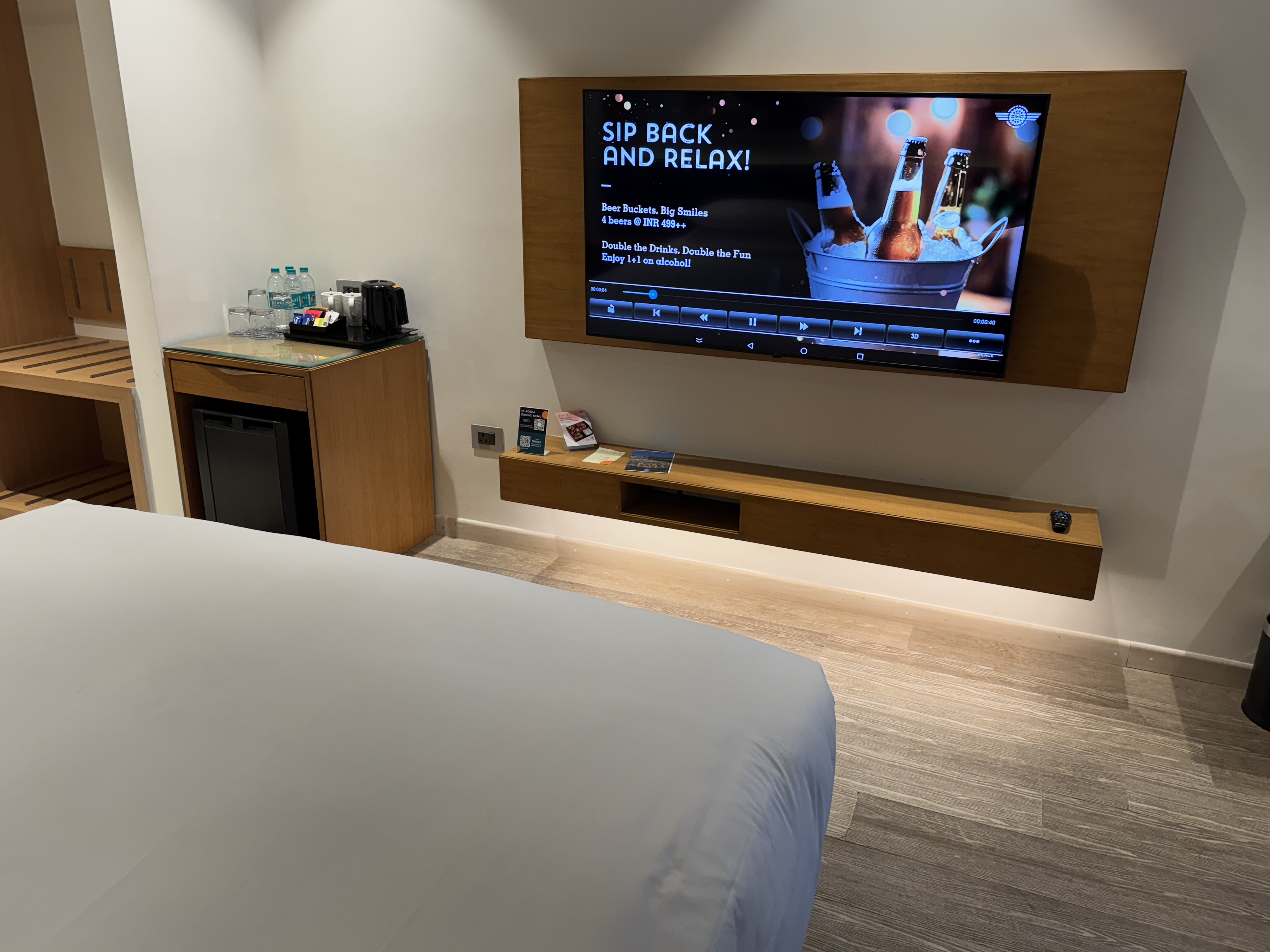 Hyatt Place Goa Candolim king room TV Hyatt Place Goa Candolim king room TV