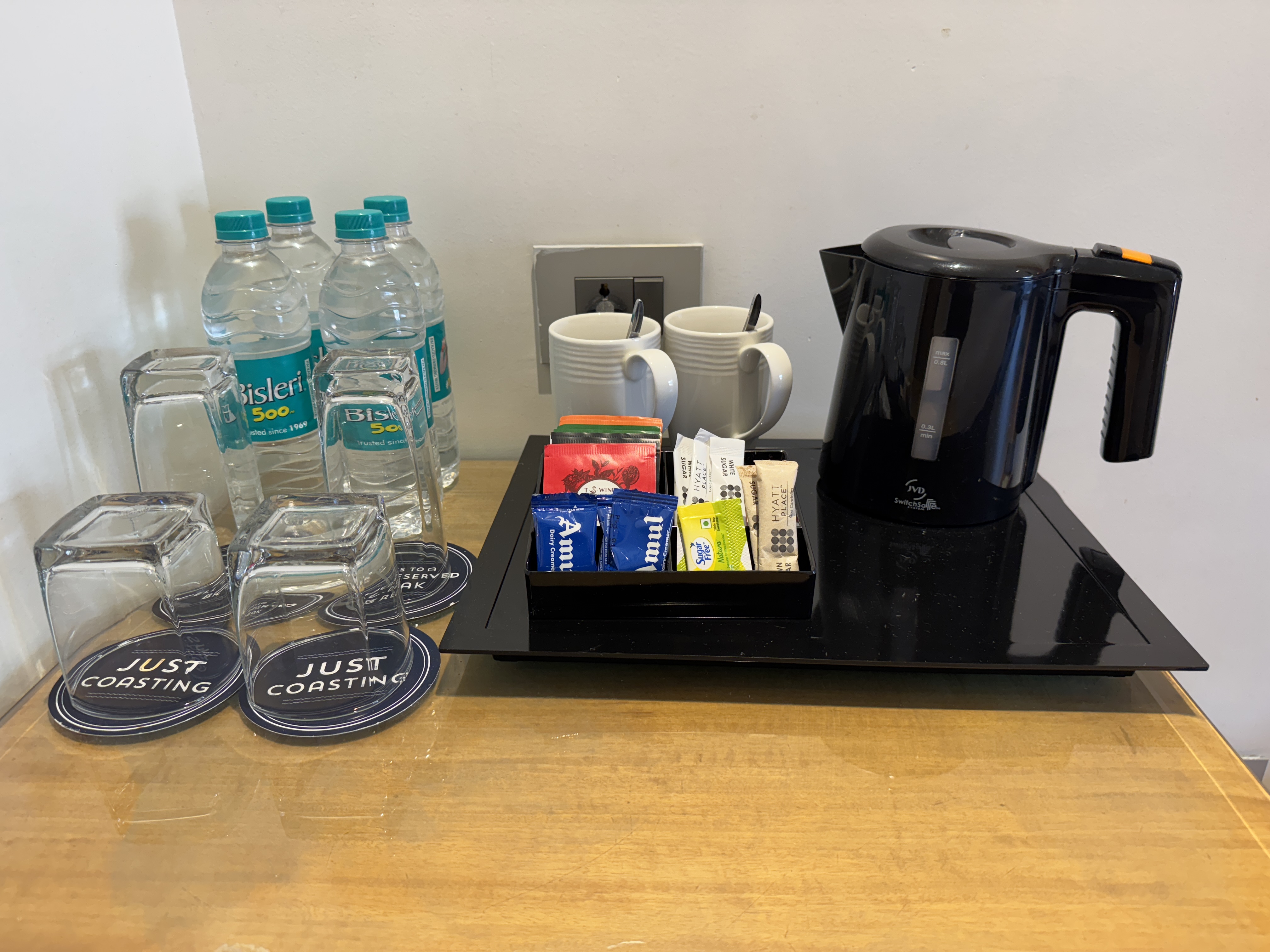 Hyatt Place Goa Candolim king room coffee service Hyatt Place Goa Candolim king room coffee service