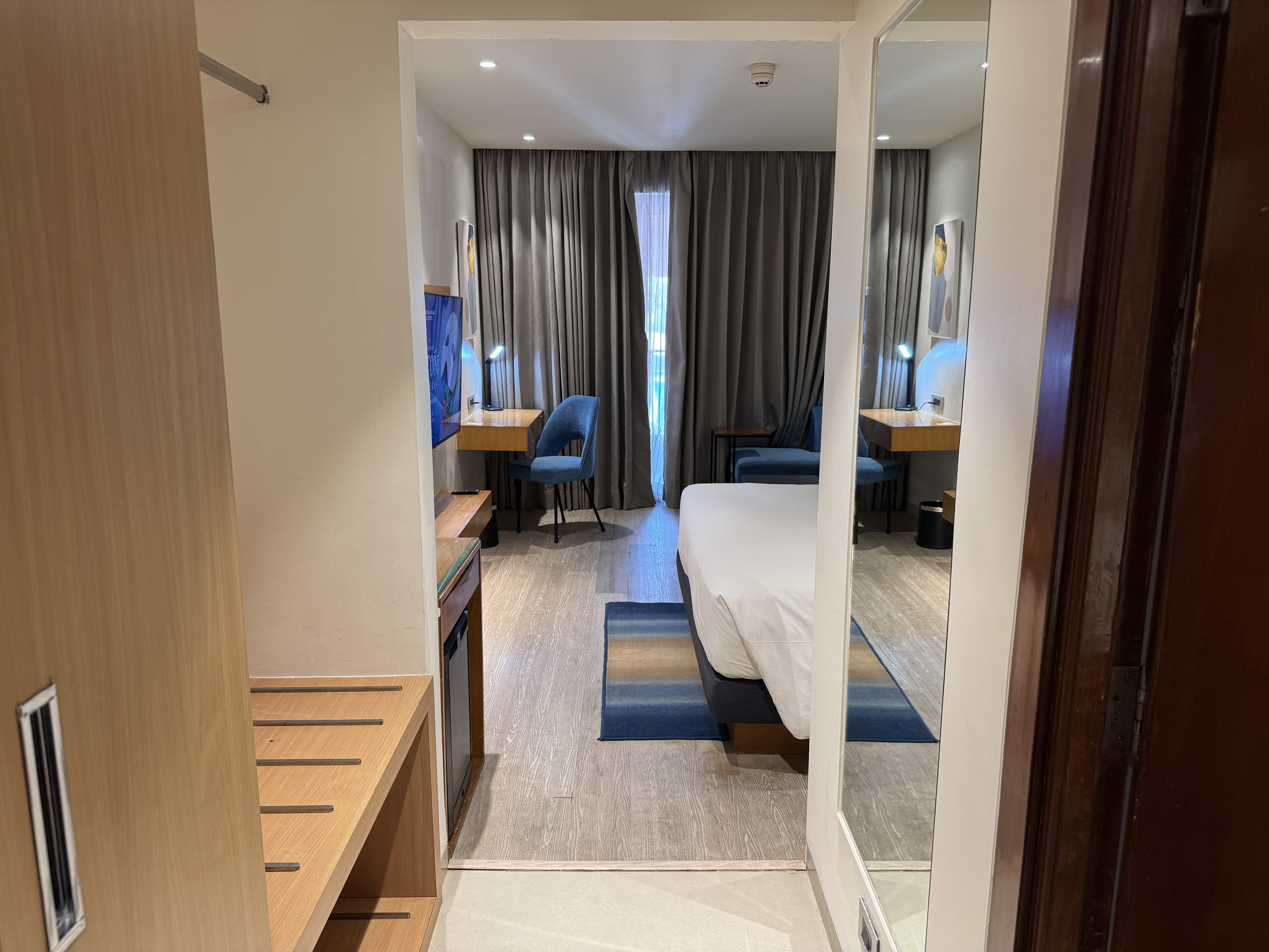 Hyatt Place Goa Candolim king room entry Hyatt Place Goa Candolim king room entry