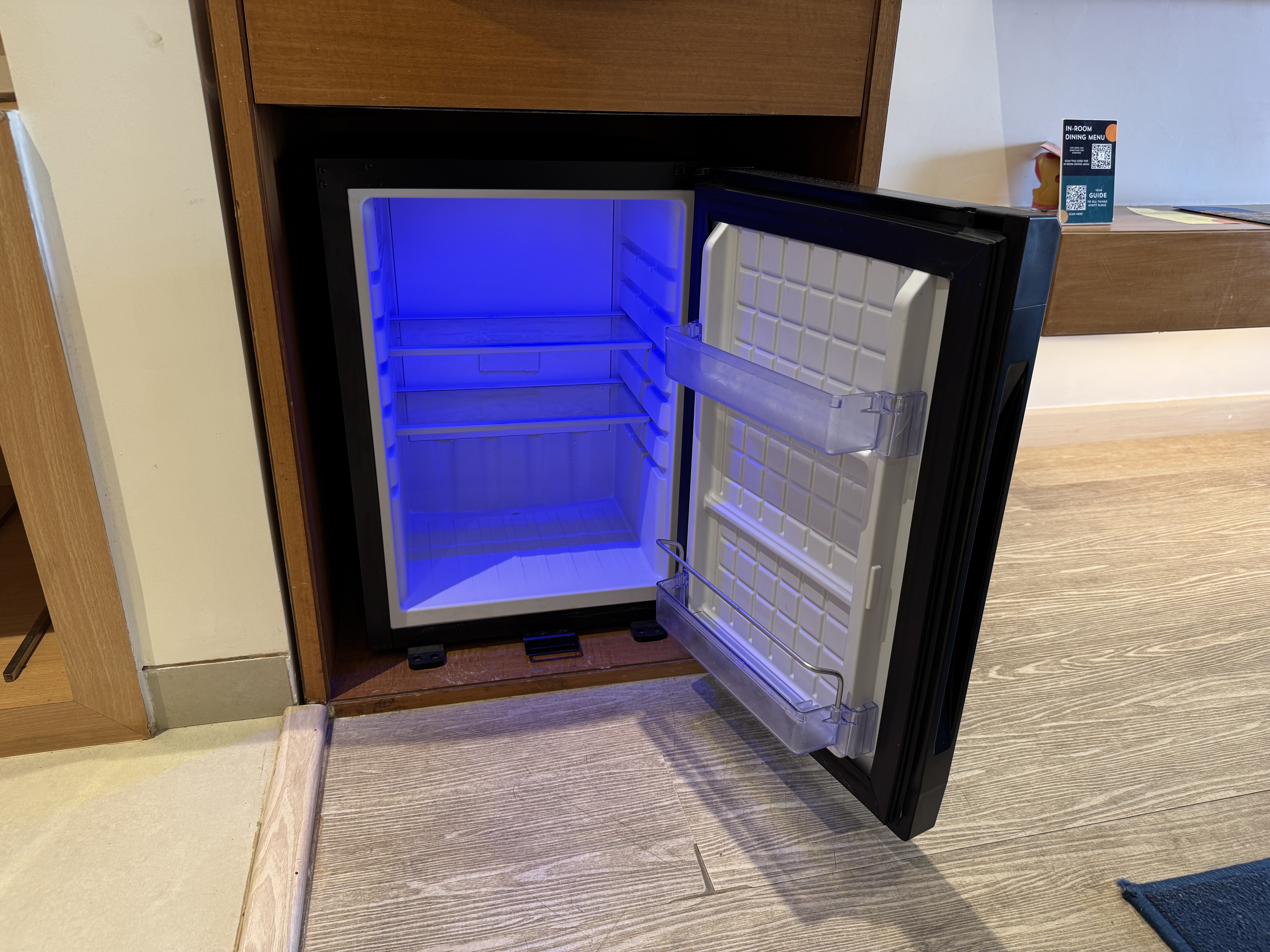 Hyatt Place Goa Candolim king room minifridge Hyatt Place Goa Candolim king room minifridge