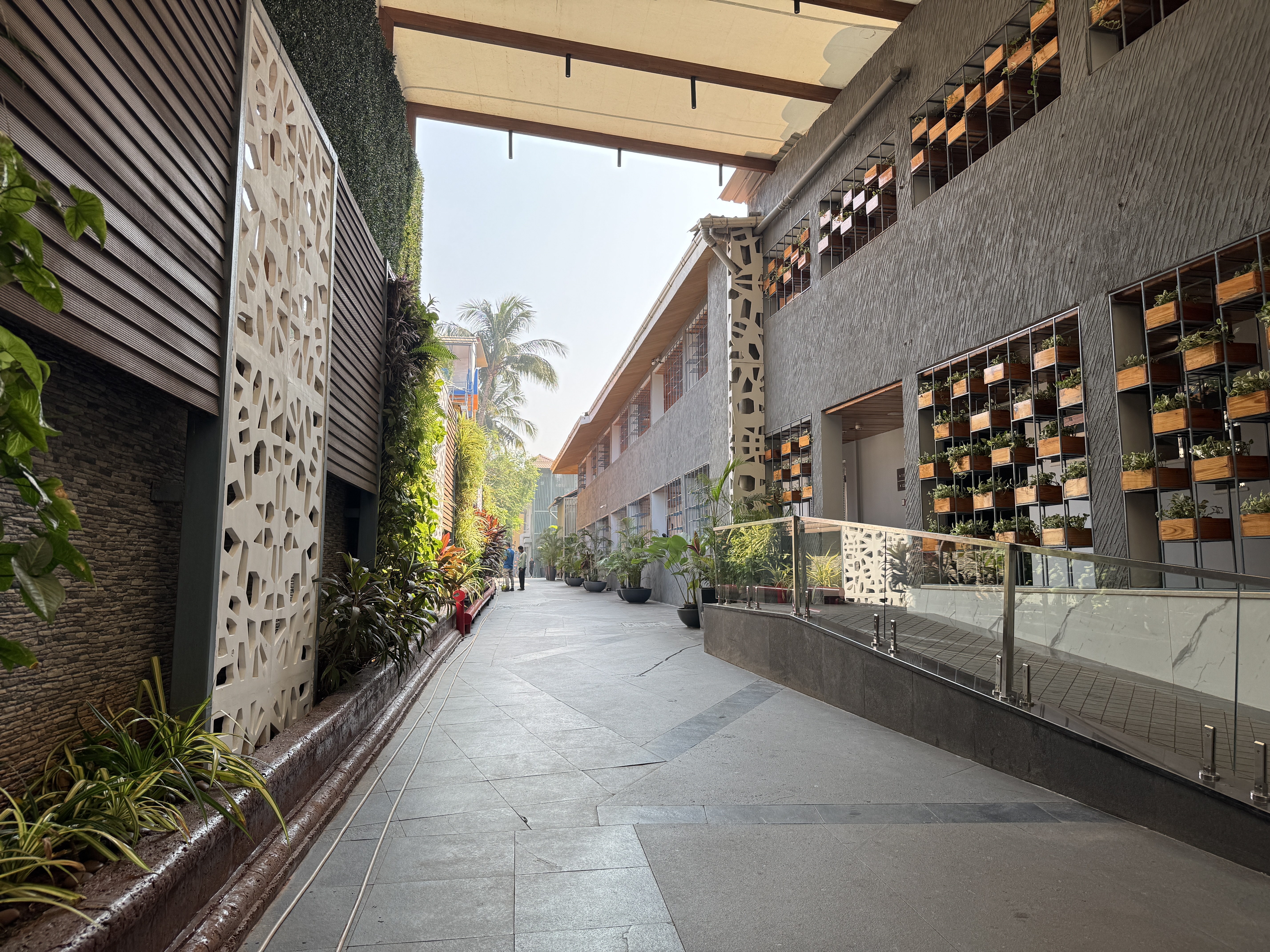 Hyatt Place Goa Candolim path from lobby Hyatt Place Goa Candolim path from lobby