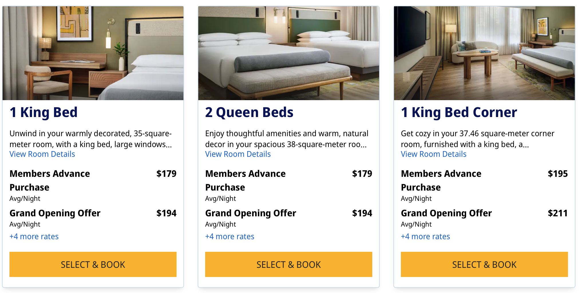 Hyatt Regency Panama City cash rate