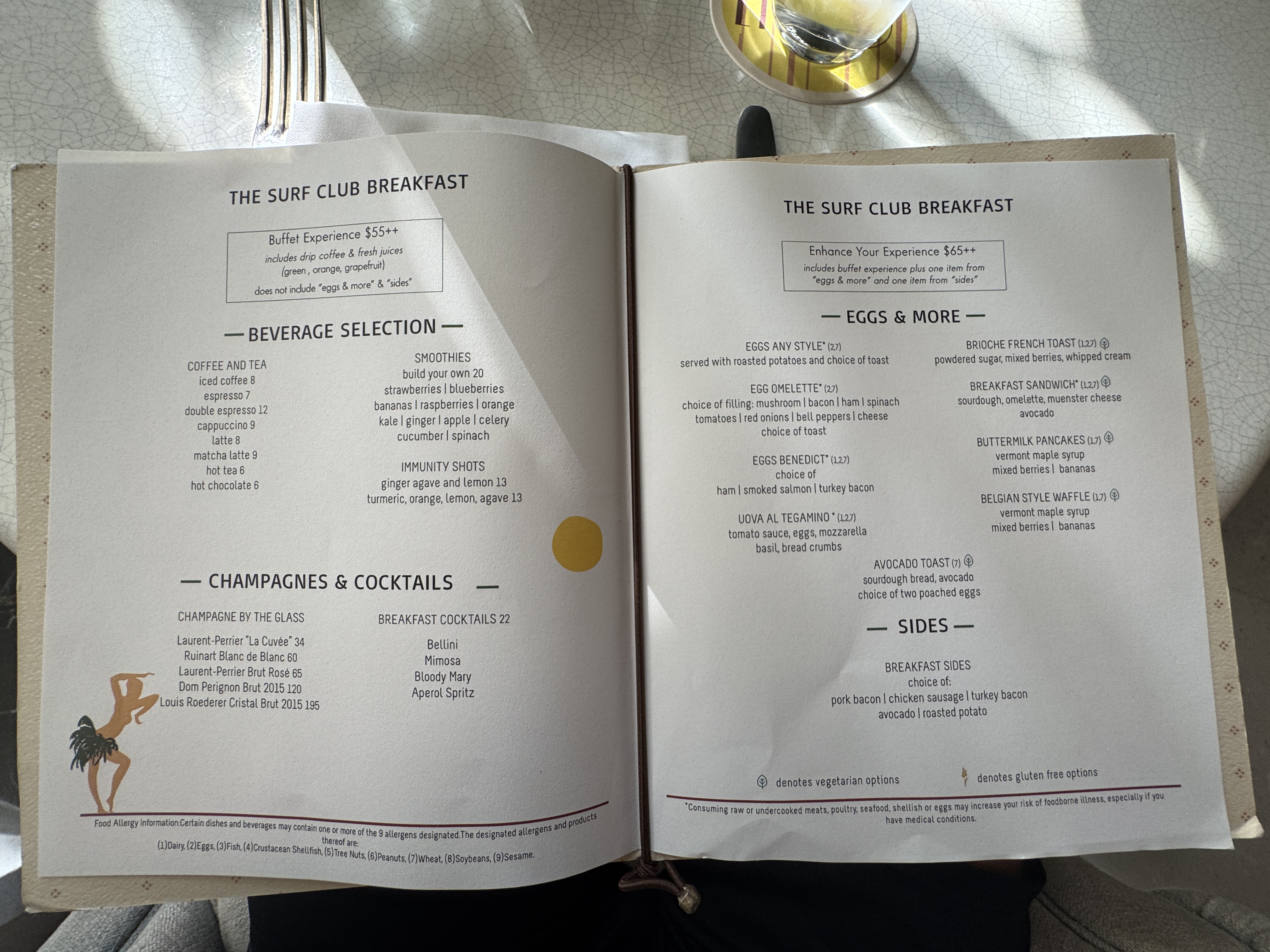 Menu Breakfast Four Seasons Surf Club Menu Breakfast Four Seasons Surf Club