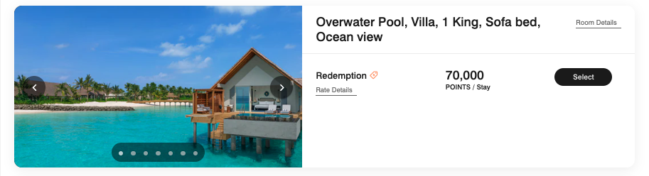 JW Marriott Maldives Kaafu Award Rate JW Marriott Maldives Kaafu Award Rate