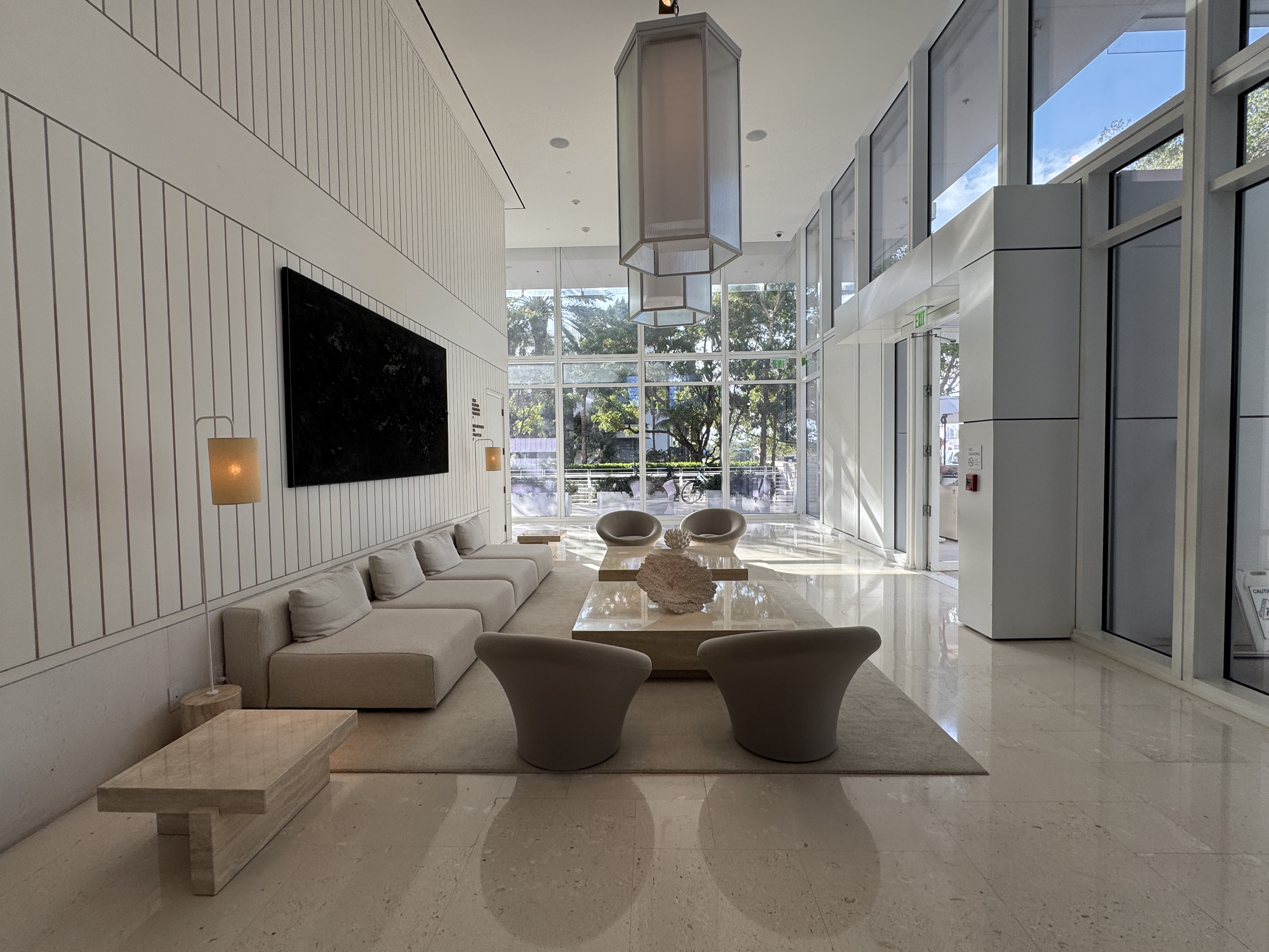 Lobby seating area Four Seasons Surf Club Lobby seating area Four Seasons Surf Club