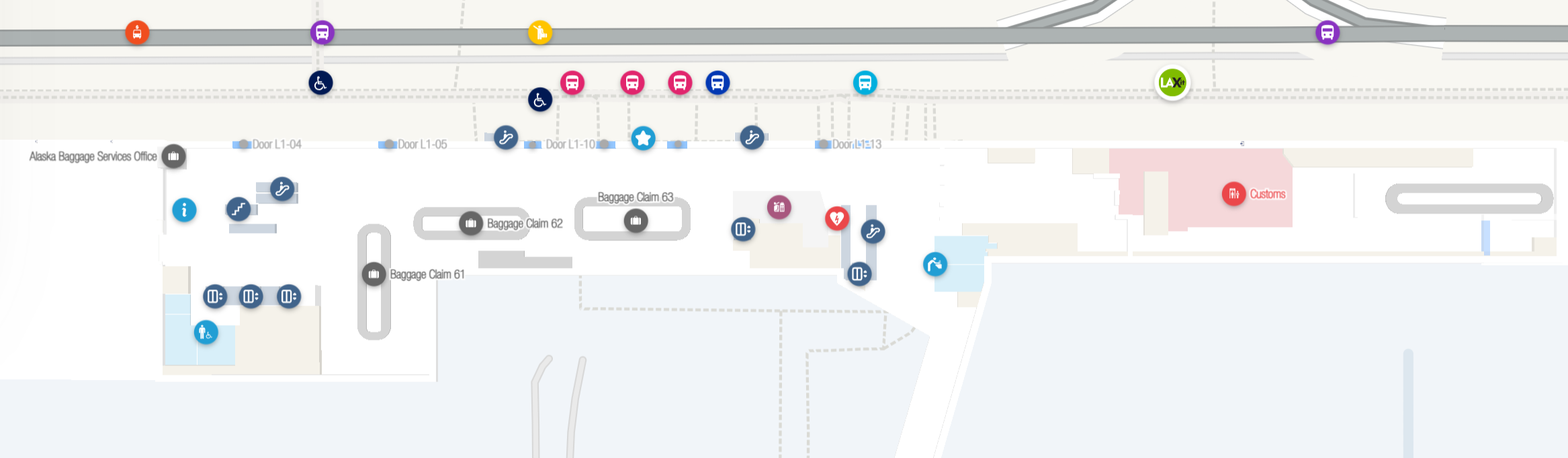 Los Angeles International Airport Terminal 6 Arrivals