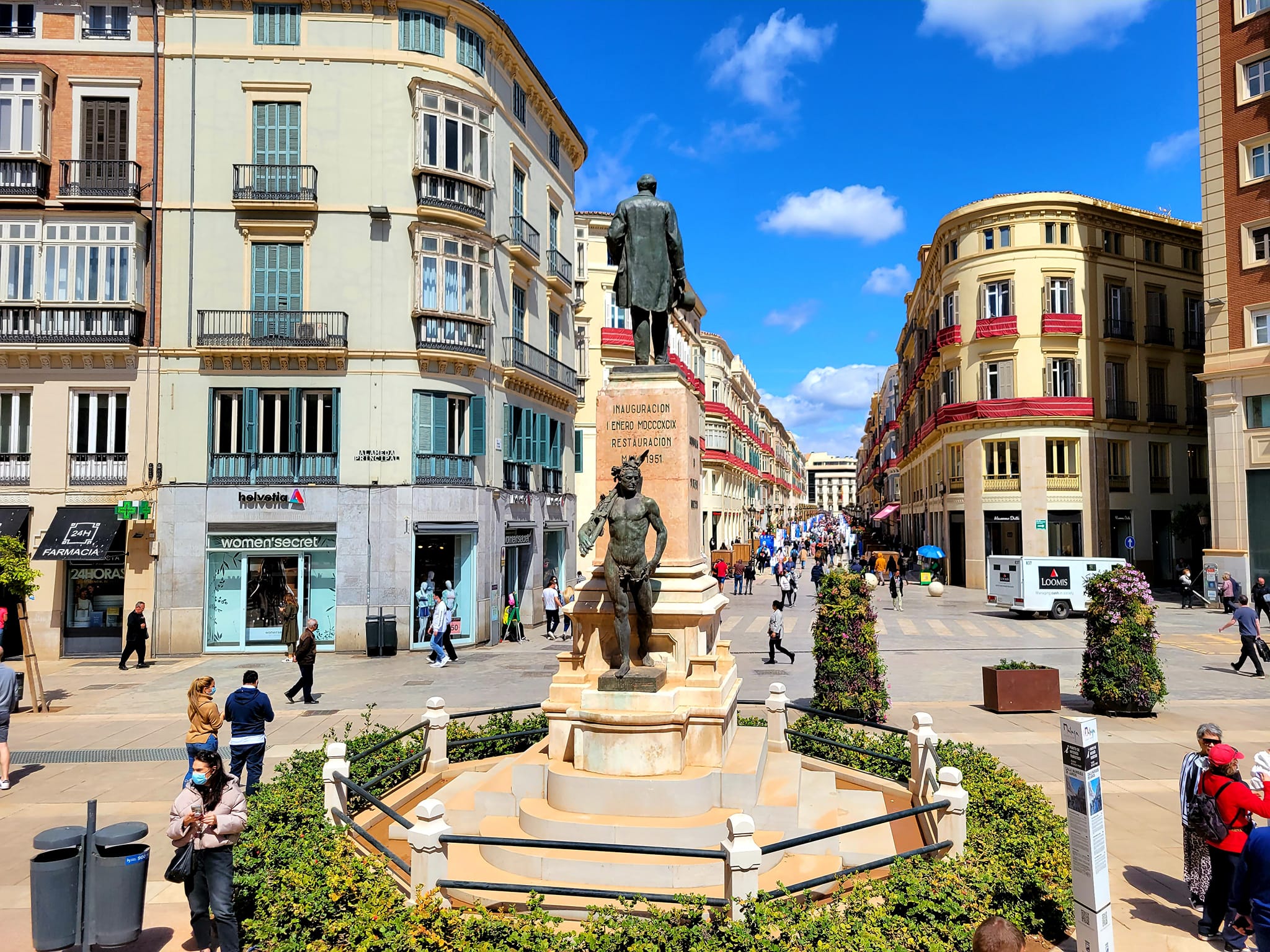 Malaga Spain City Center