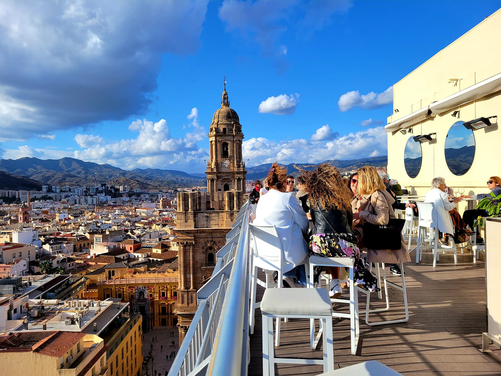 Malaga Spain Rooftop Bar AC Hotel Malaga Malaga Spain Rooftop Bar AC Hotel Malaga