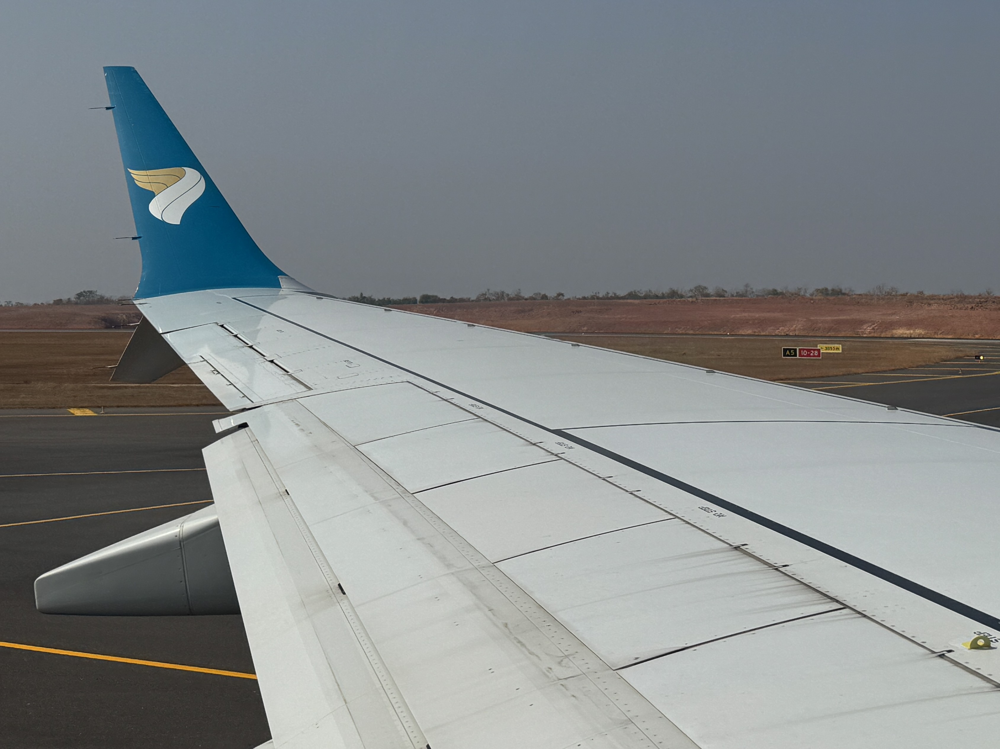 Oman Air GOX MCT 737 wingtip Oman Air GOX MCT 737 wingtip