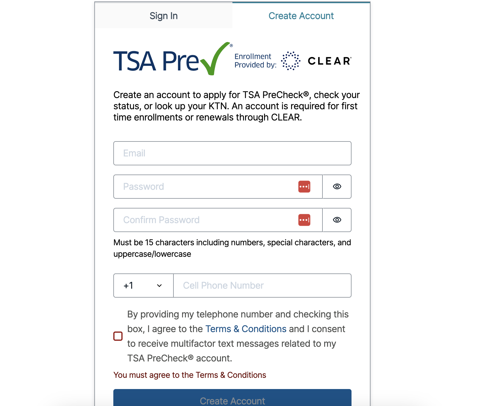 PreCheck App