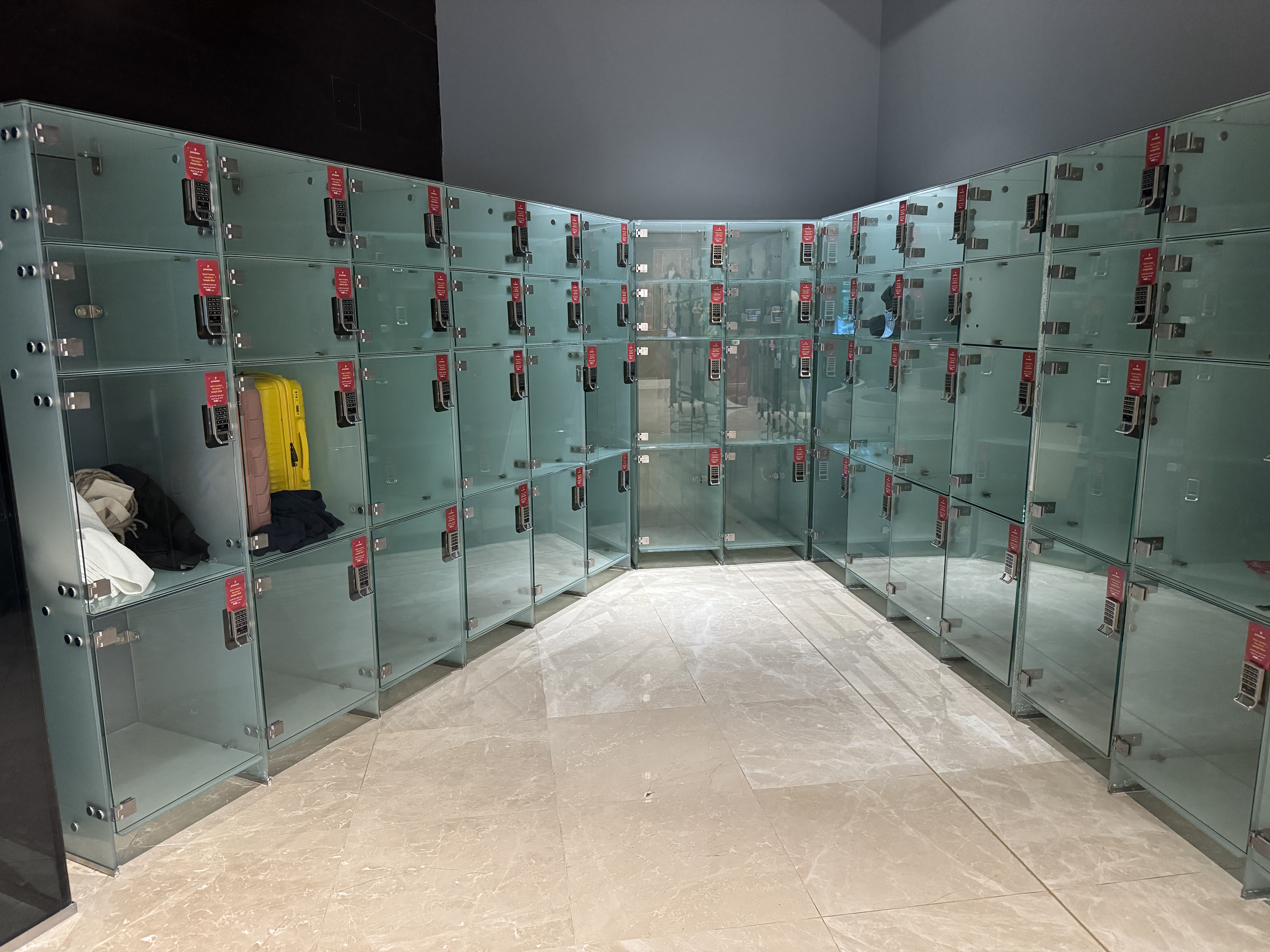 Primeclass Lounge MCT lockers