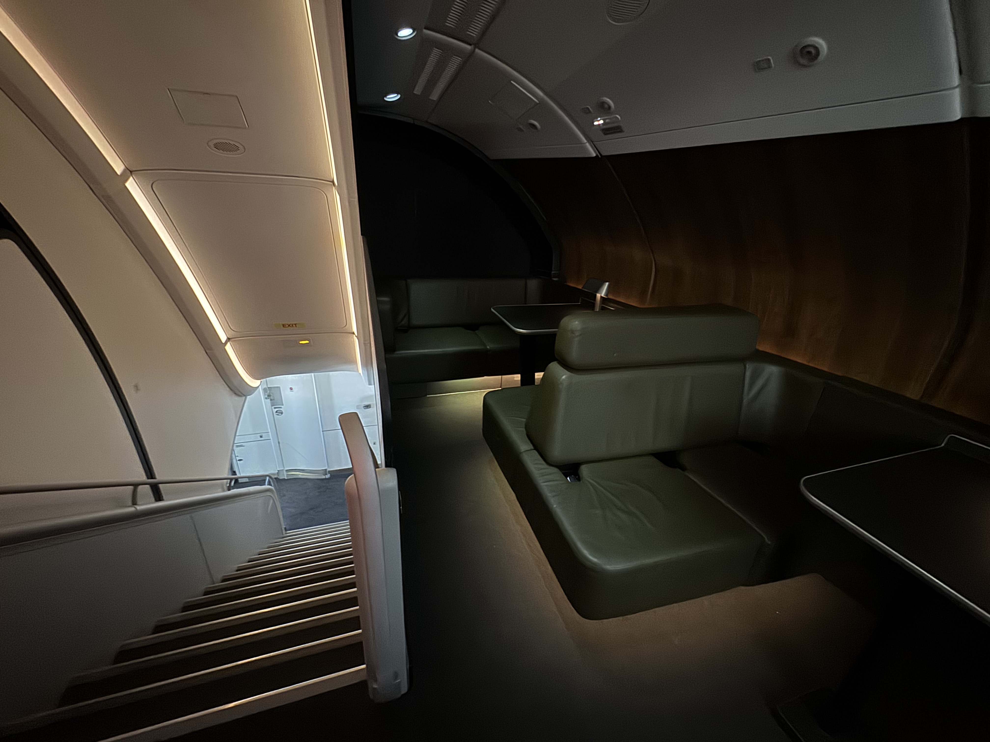 Qantas Business Class A380 Hangout Spot