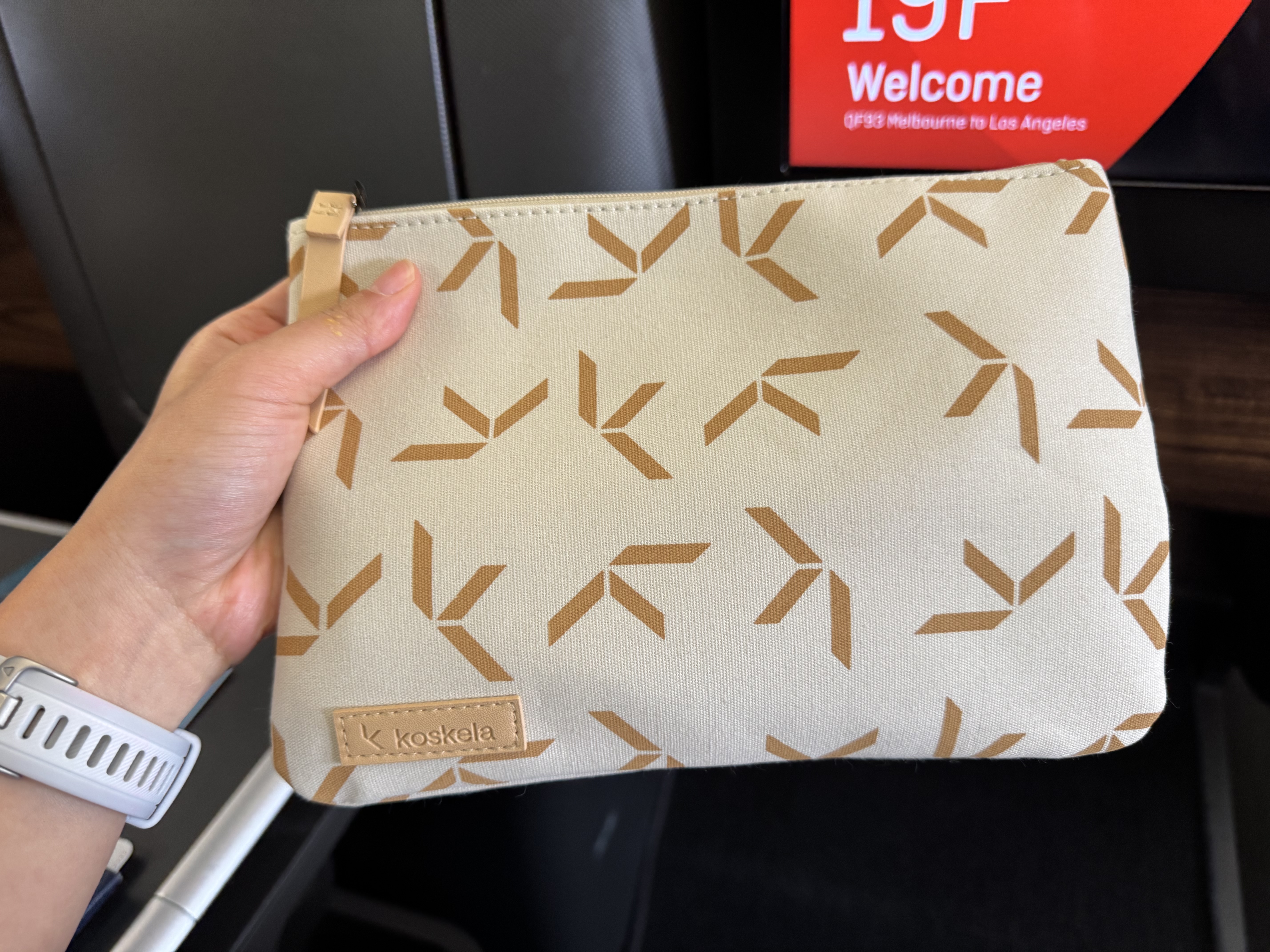Qantas Business Class Koskela Amenity Kit