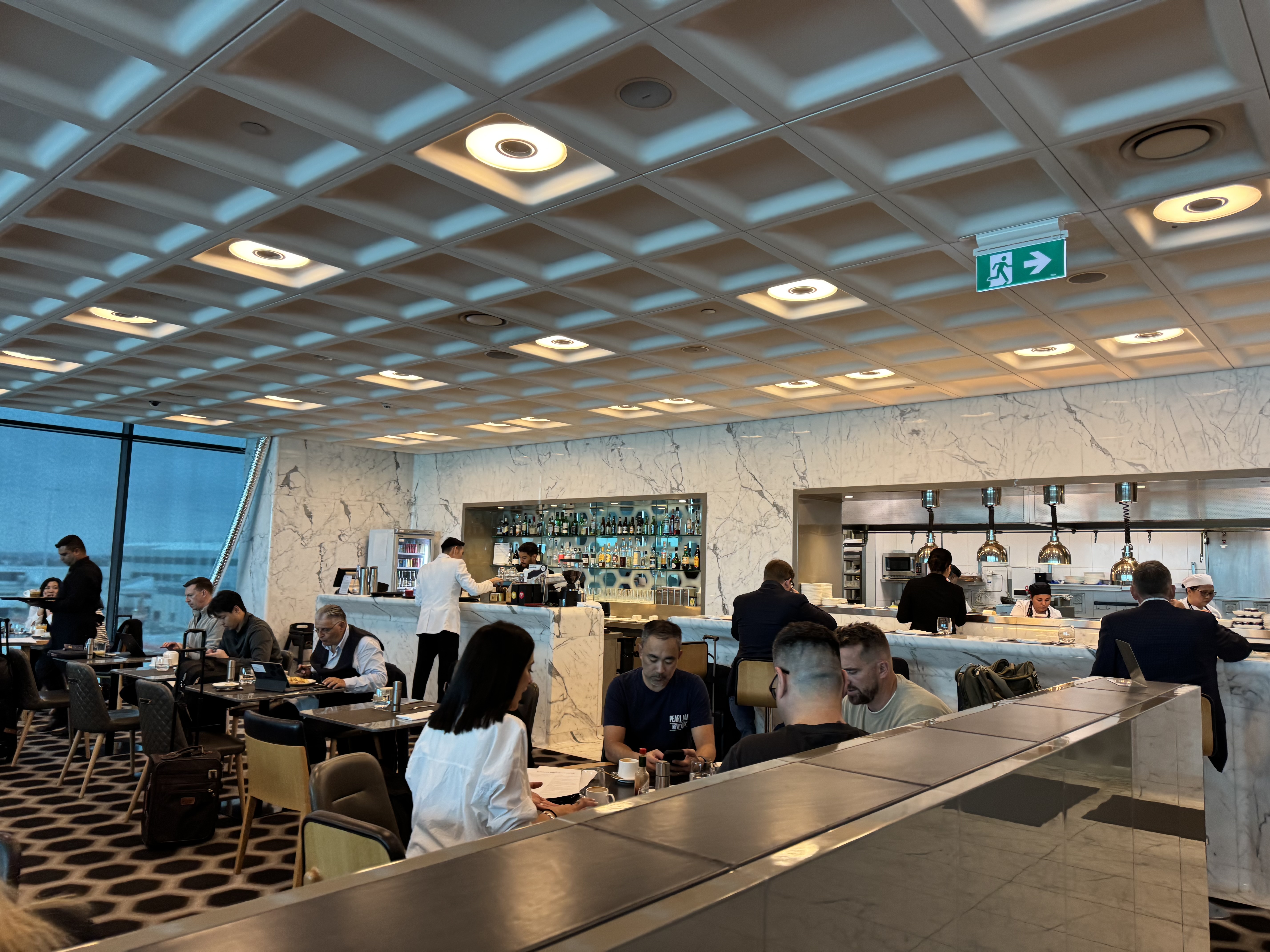 Qantas Business Class Lounge Bar