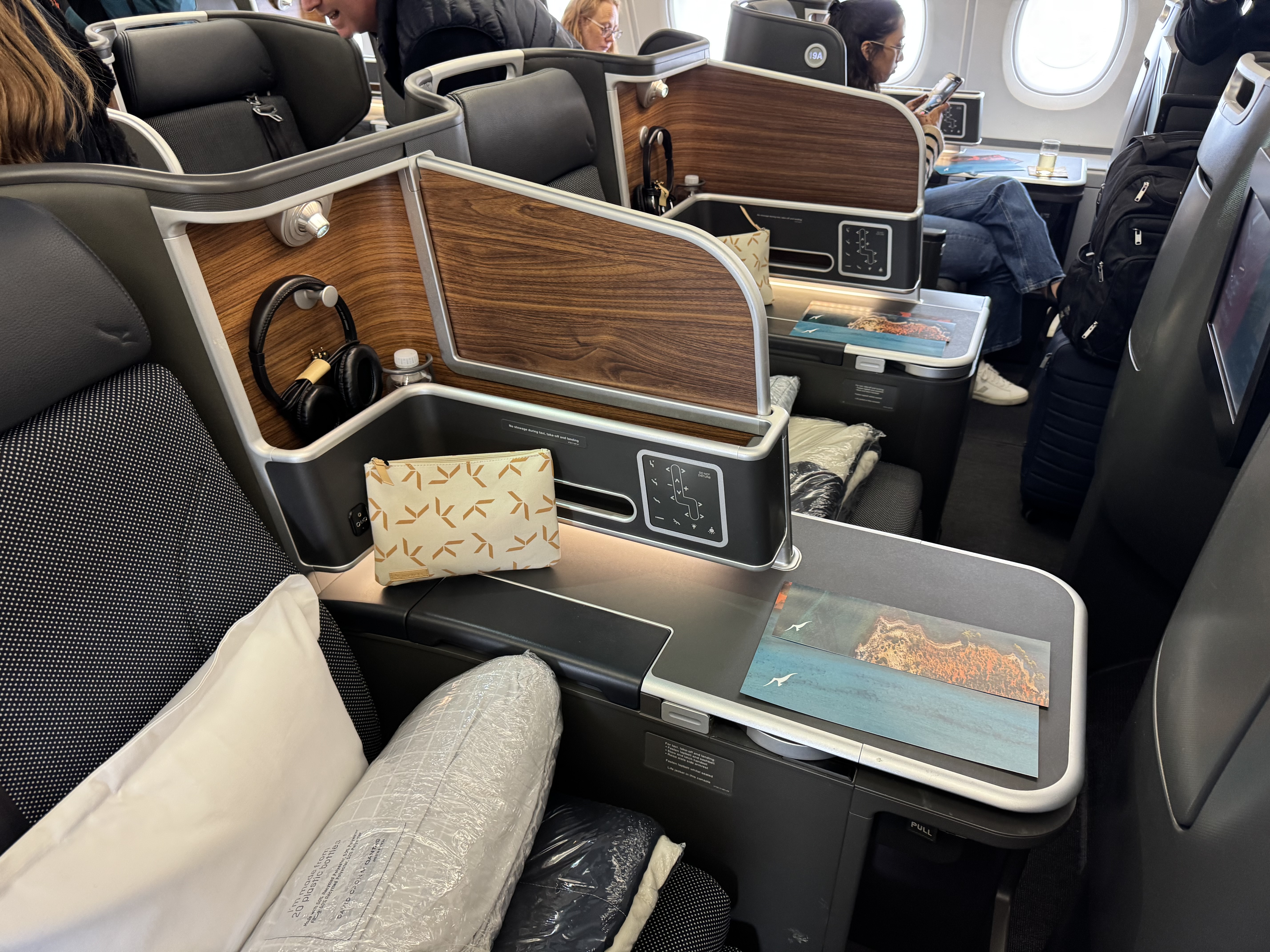 Qantas Business Class Row 19