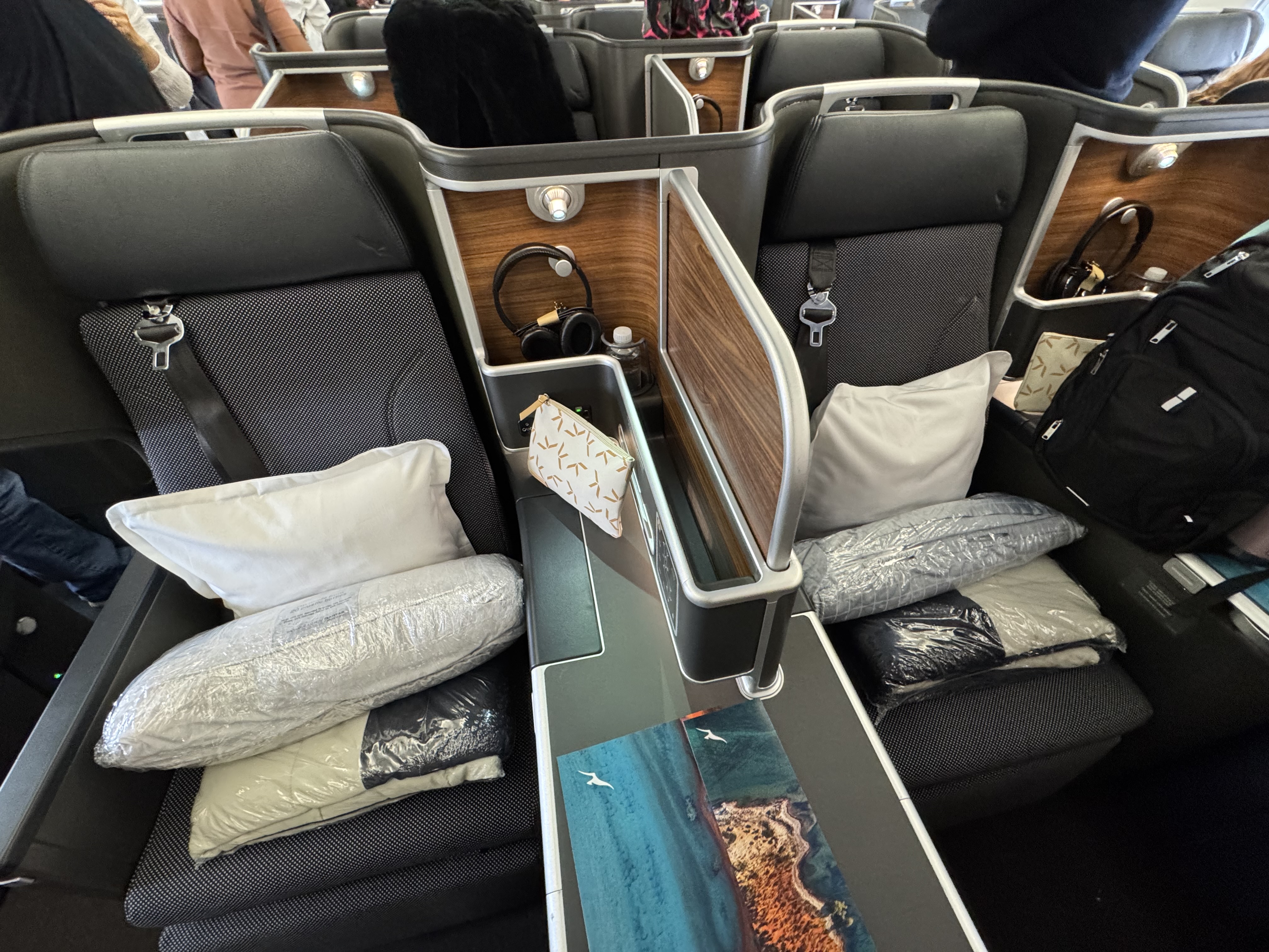 Qantas Business Class Side by Side