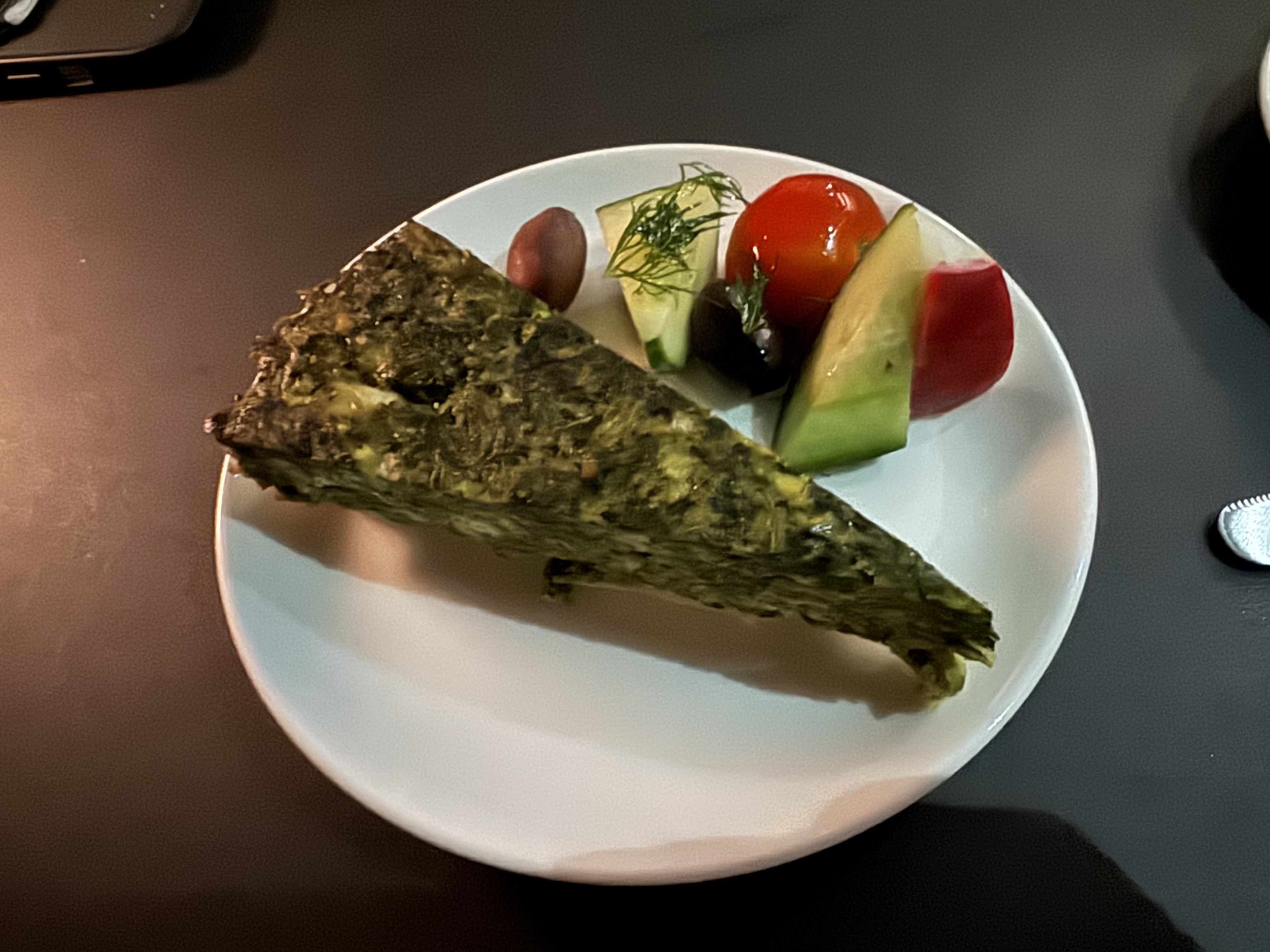 Qantas Business Class Spanikopita