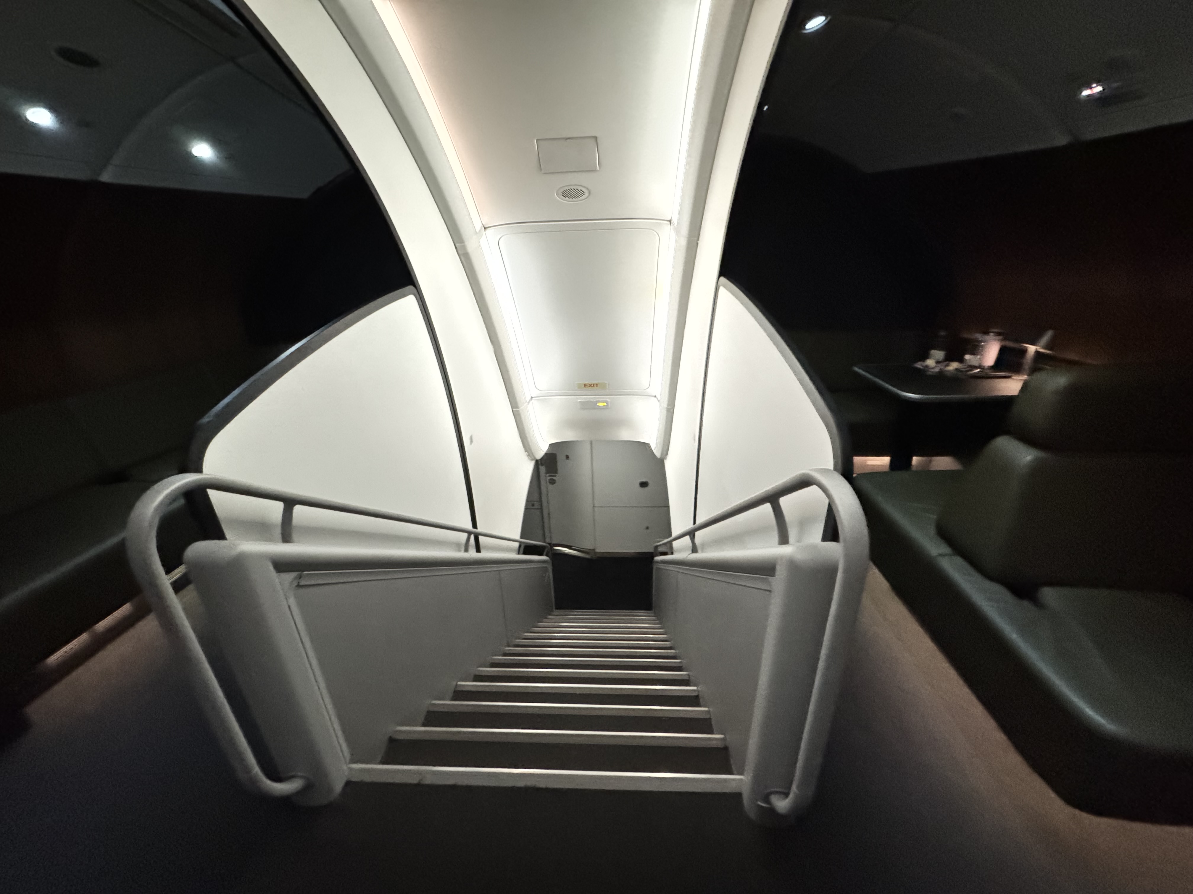 Qantas Business Class Stairs