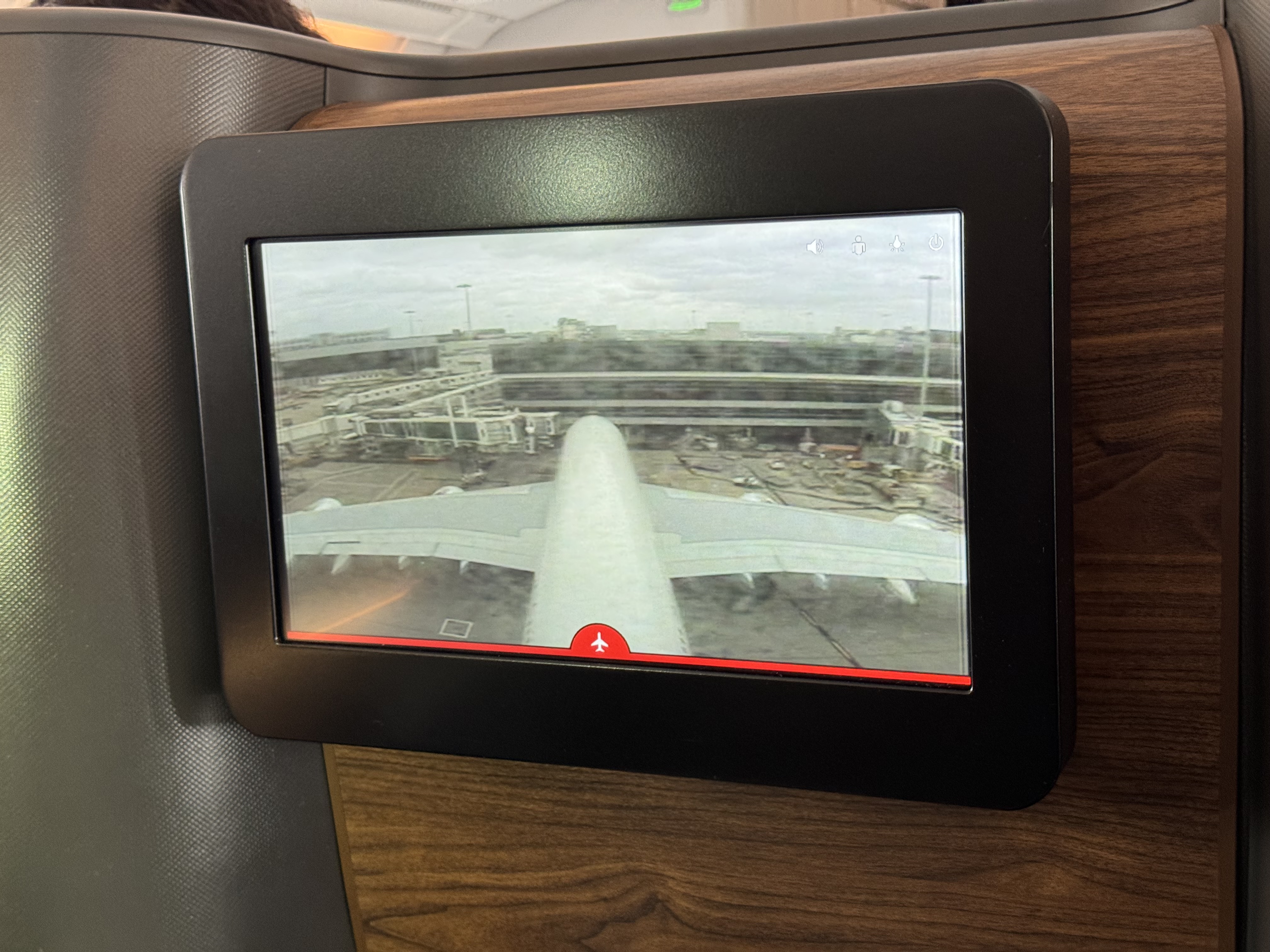 Qantas Business Class Tail Cam