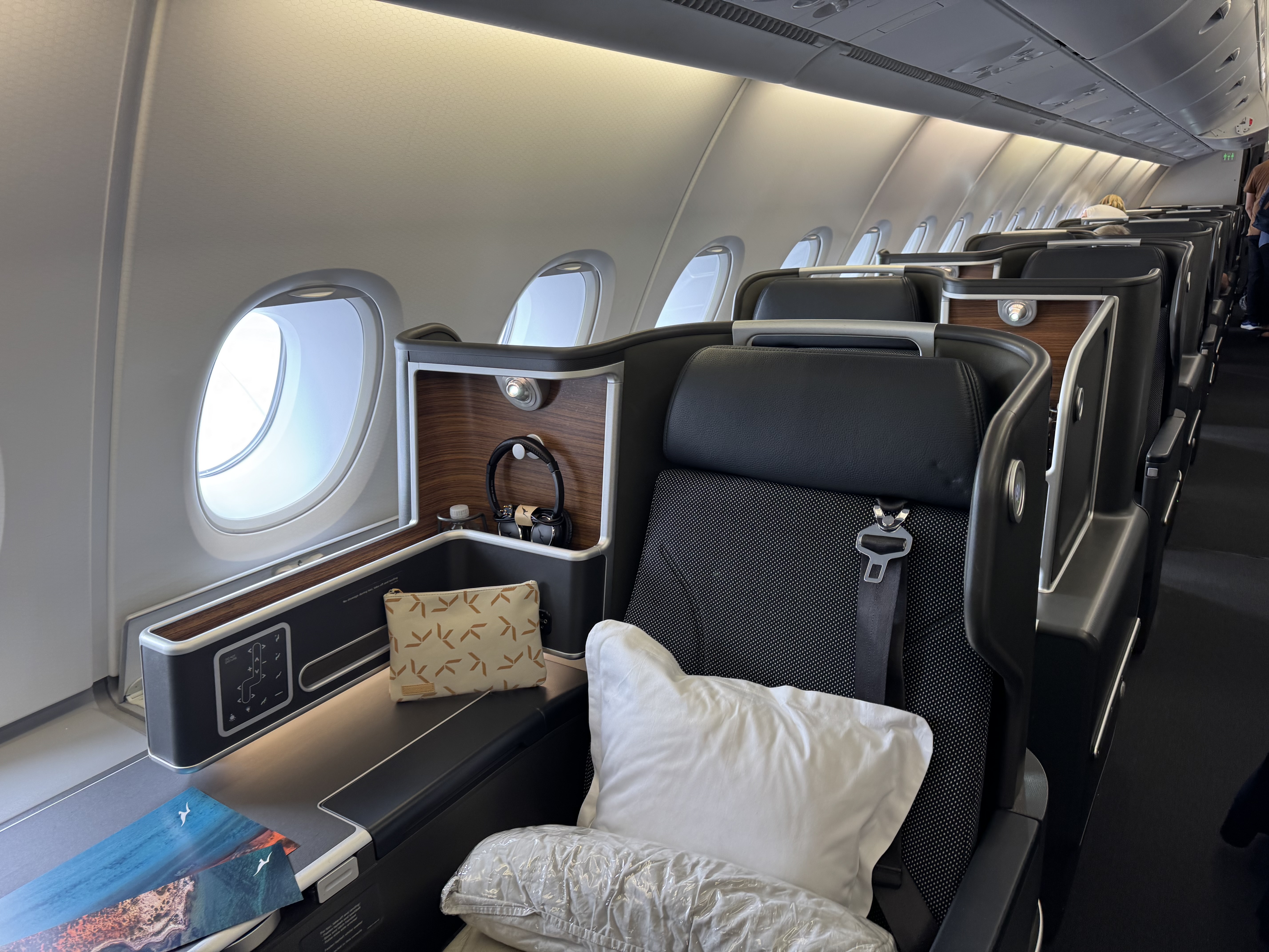 Qantas Business Class Window Seat