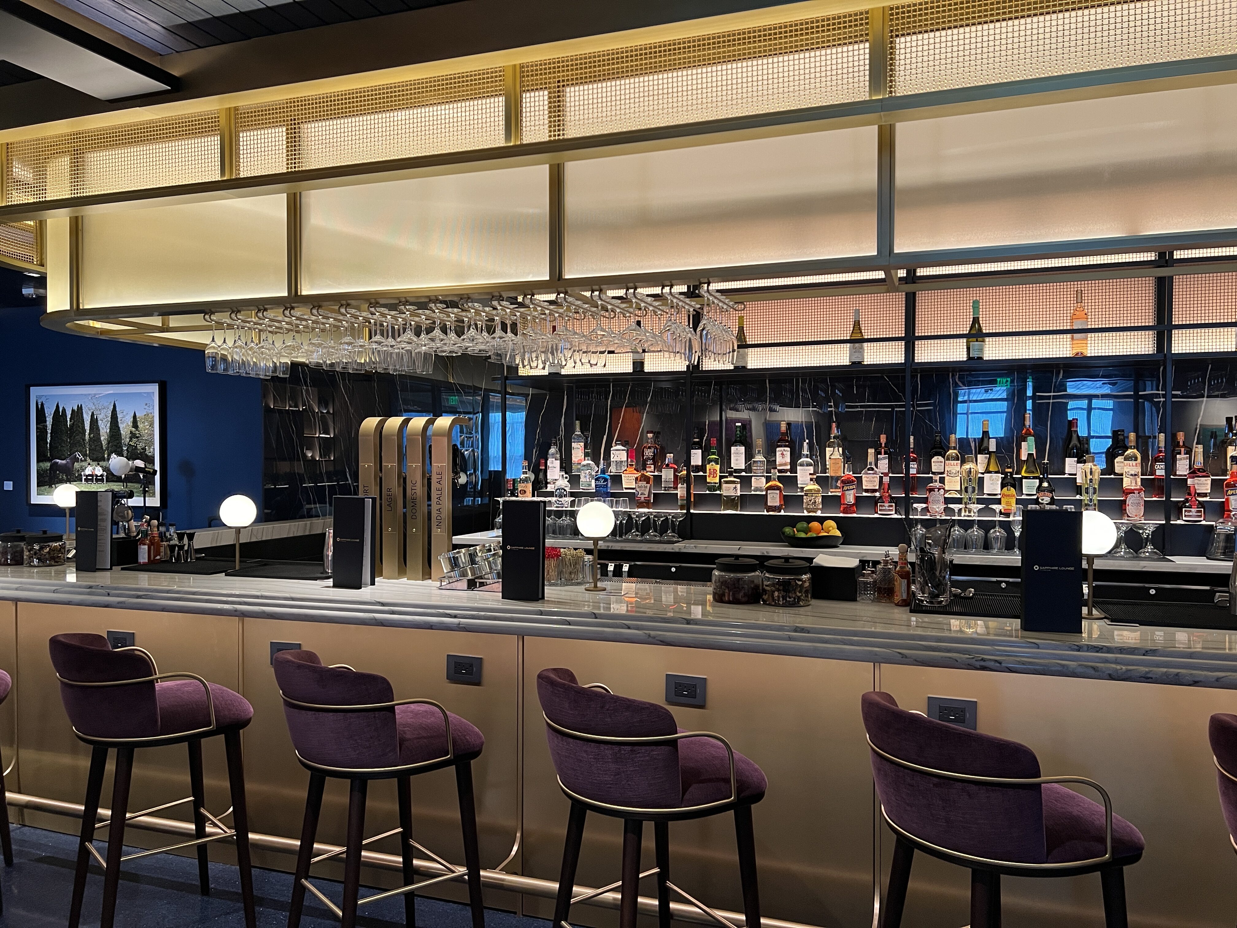 Sapphire Lounge PHL Bar Seats
