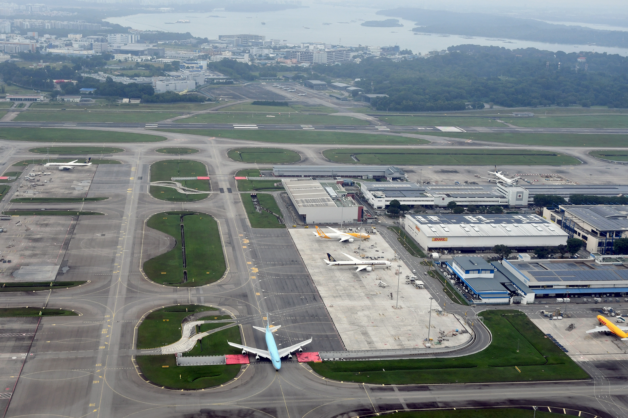 Singapore Airlines A350 ULR Changi takeoff