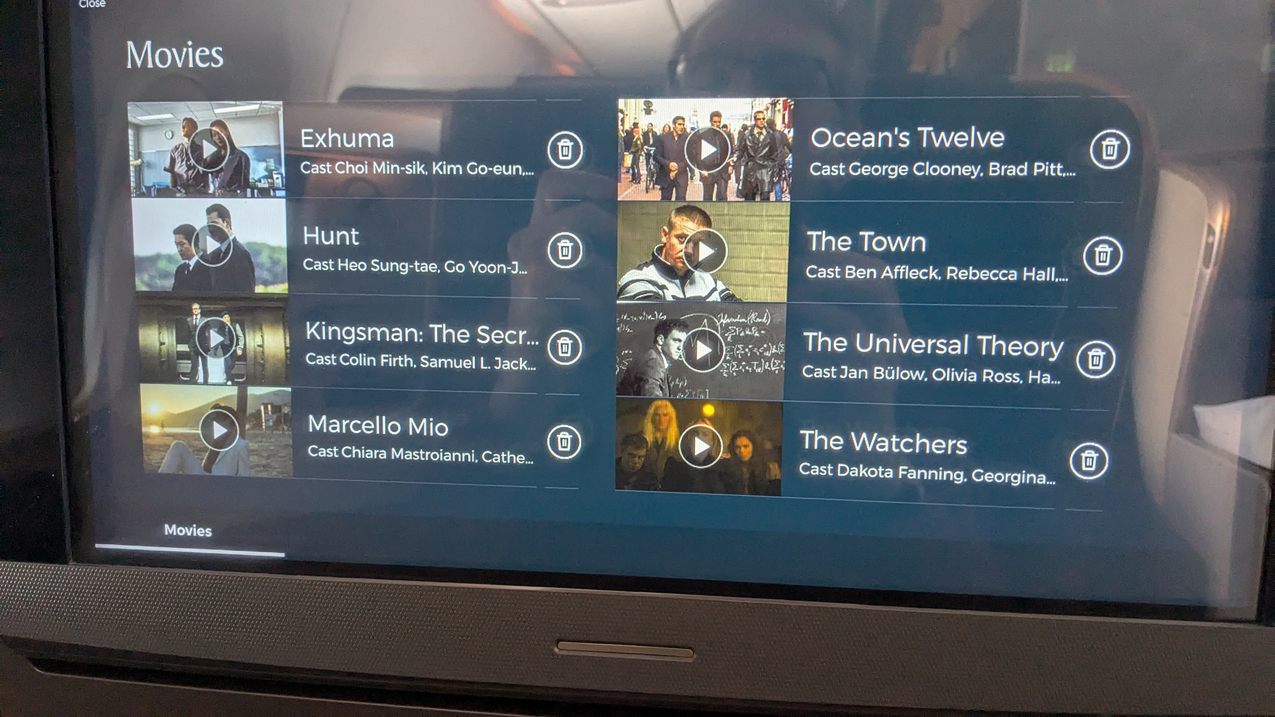 Singapore Airlines A350ULR business class IFE favorites