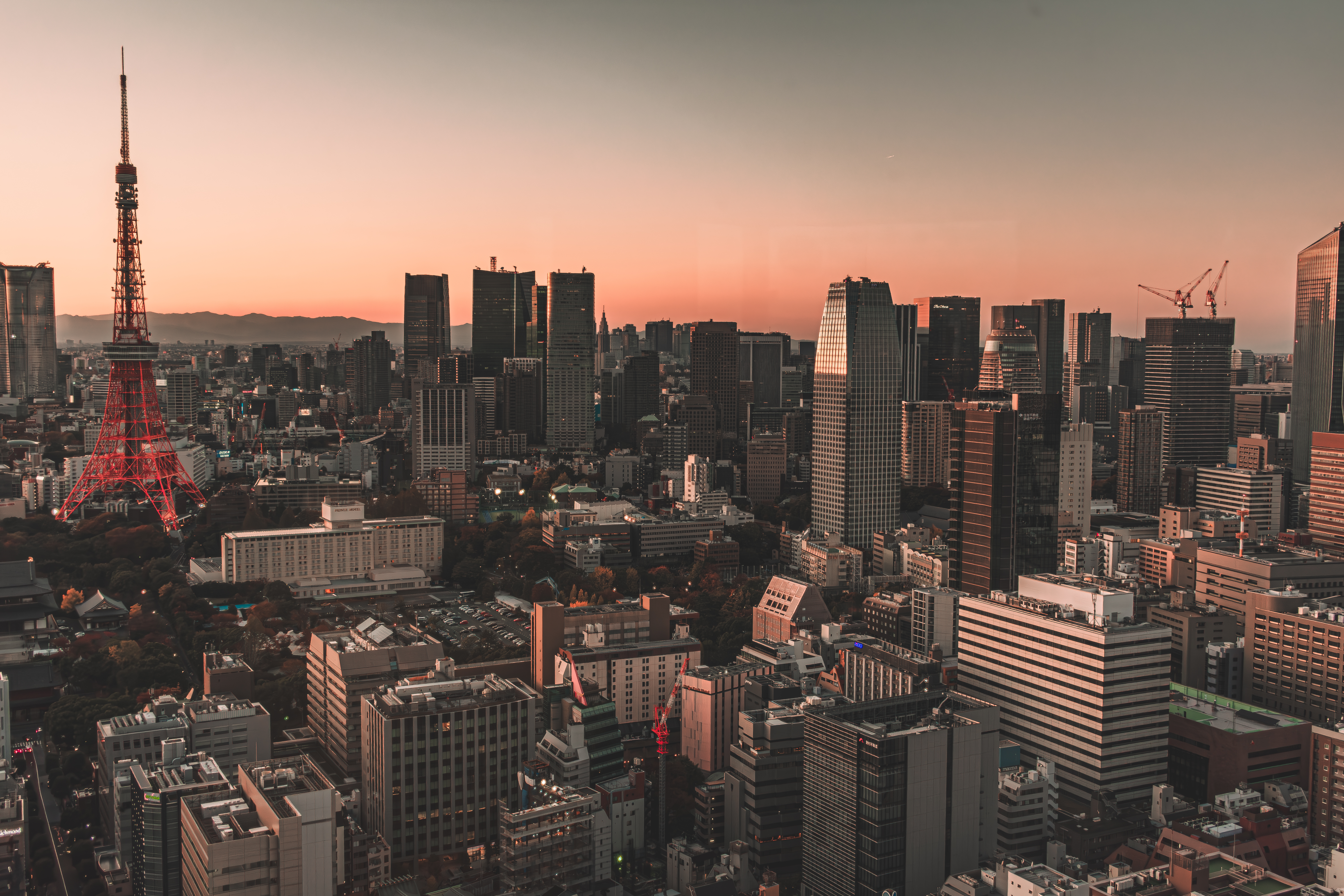 Tokyo sunset Tokyo sunset