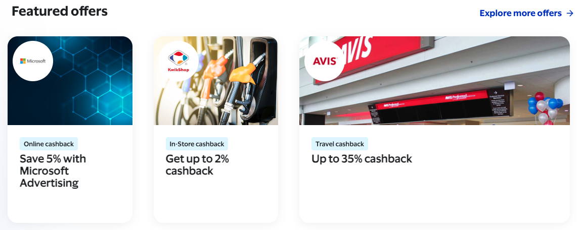 Visa SavingsEdge featured offers