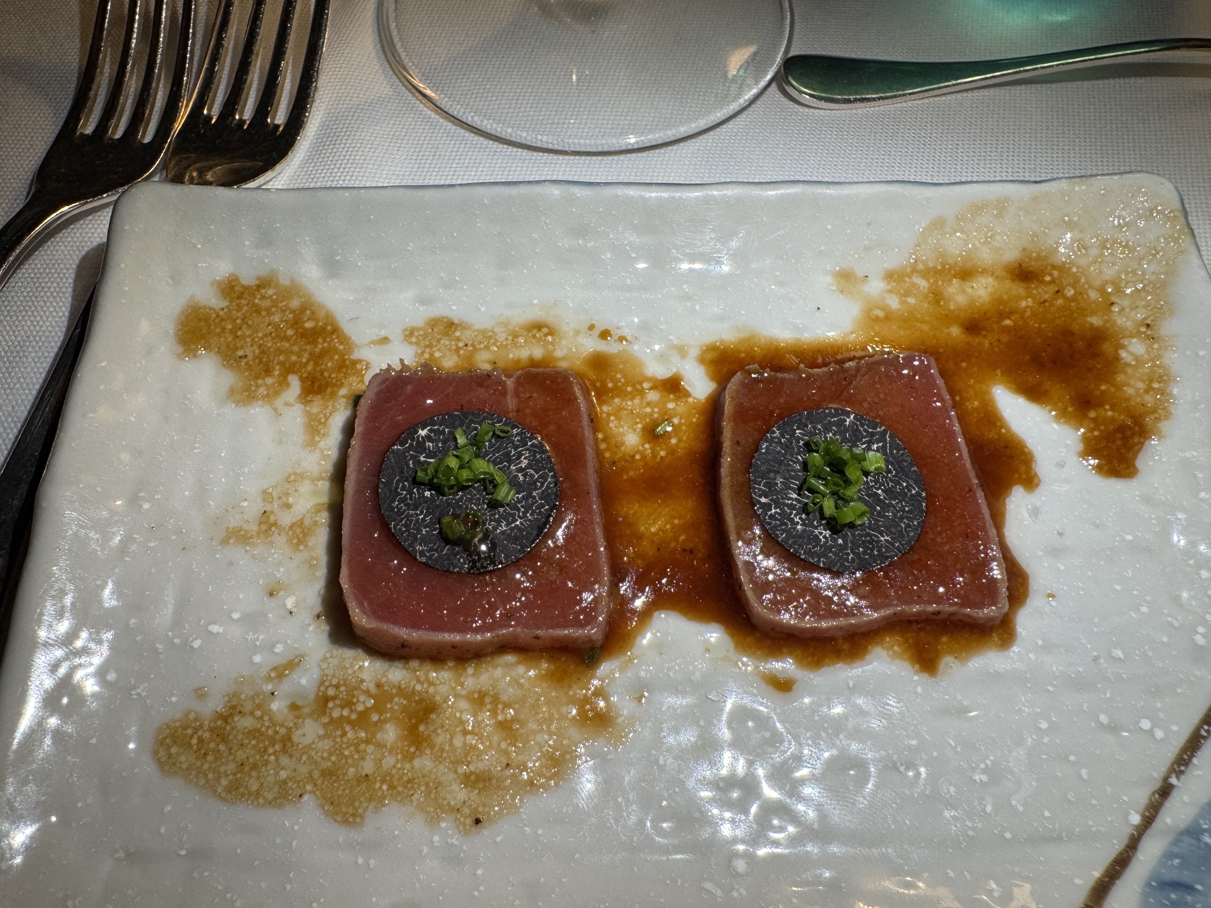 Four Seasons Surf Club Lido bluefin tuna Four Seasons Surf Club Lido bluefin tuna
