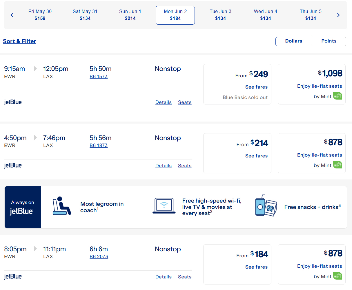 jetblue ewr lax prices jetblue ewr lax prices