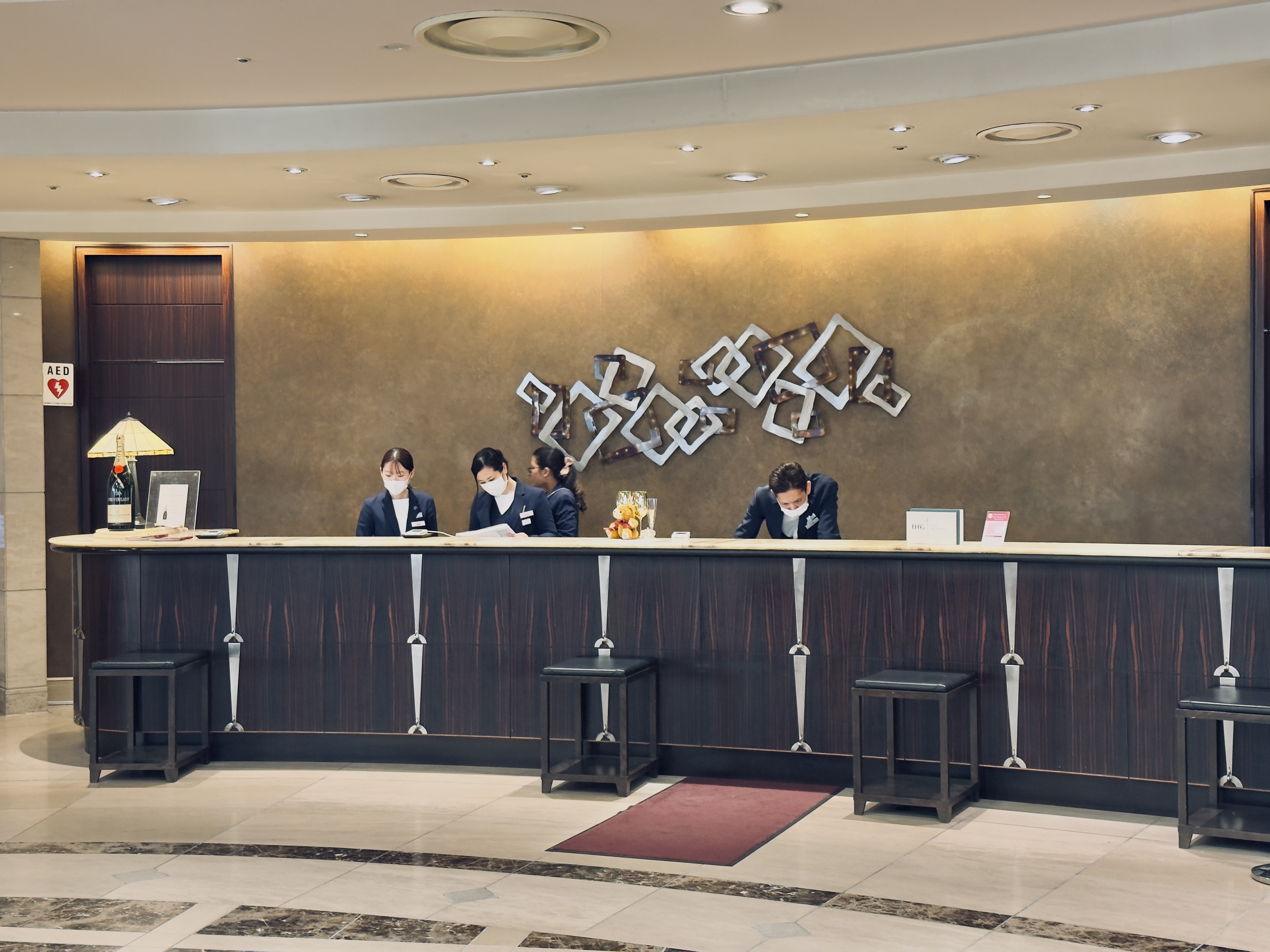 ANA Crowne Plaza Nagoya check in desk ANA Crowne Plaza Nagoya check in desk