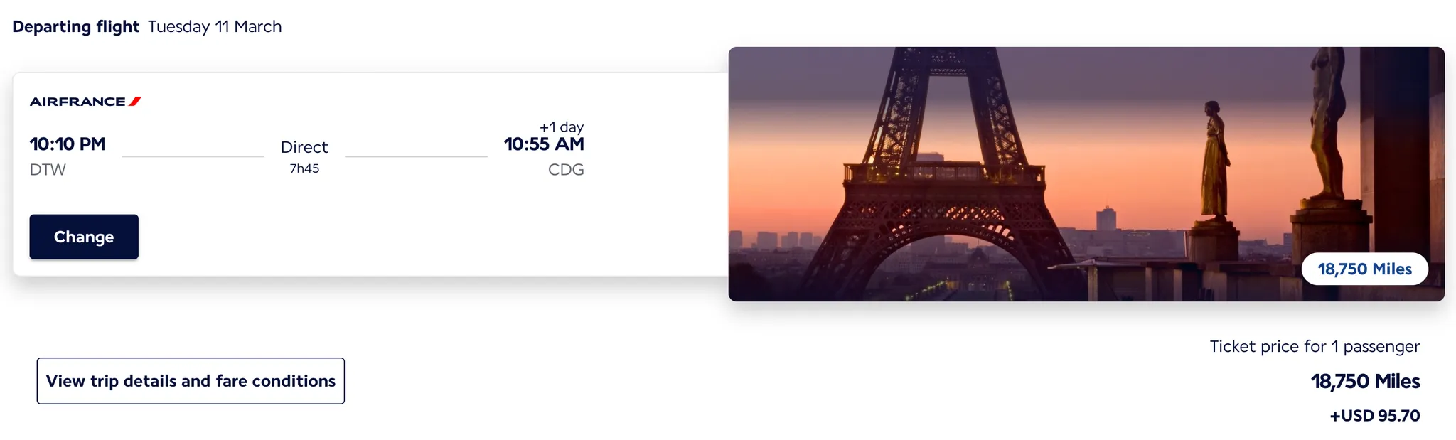 Air France Promo Award Air France Promo Award
