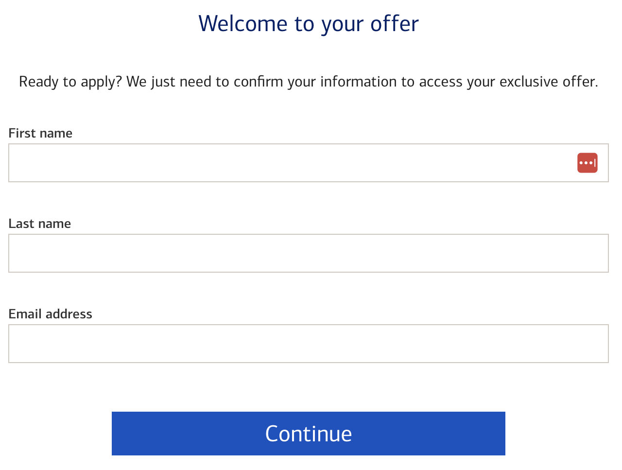 Alaska Visa targeted offer enrollment page