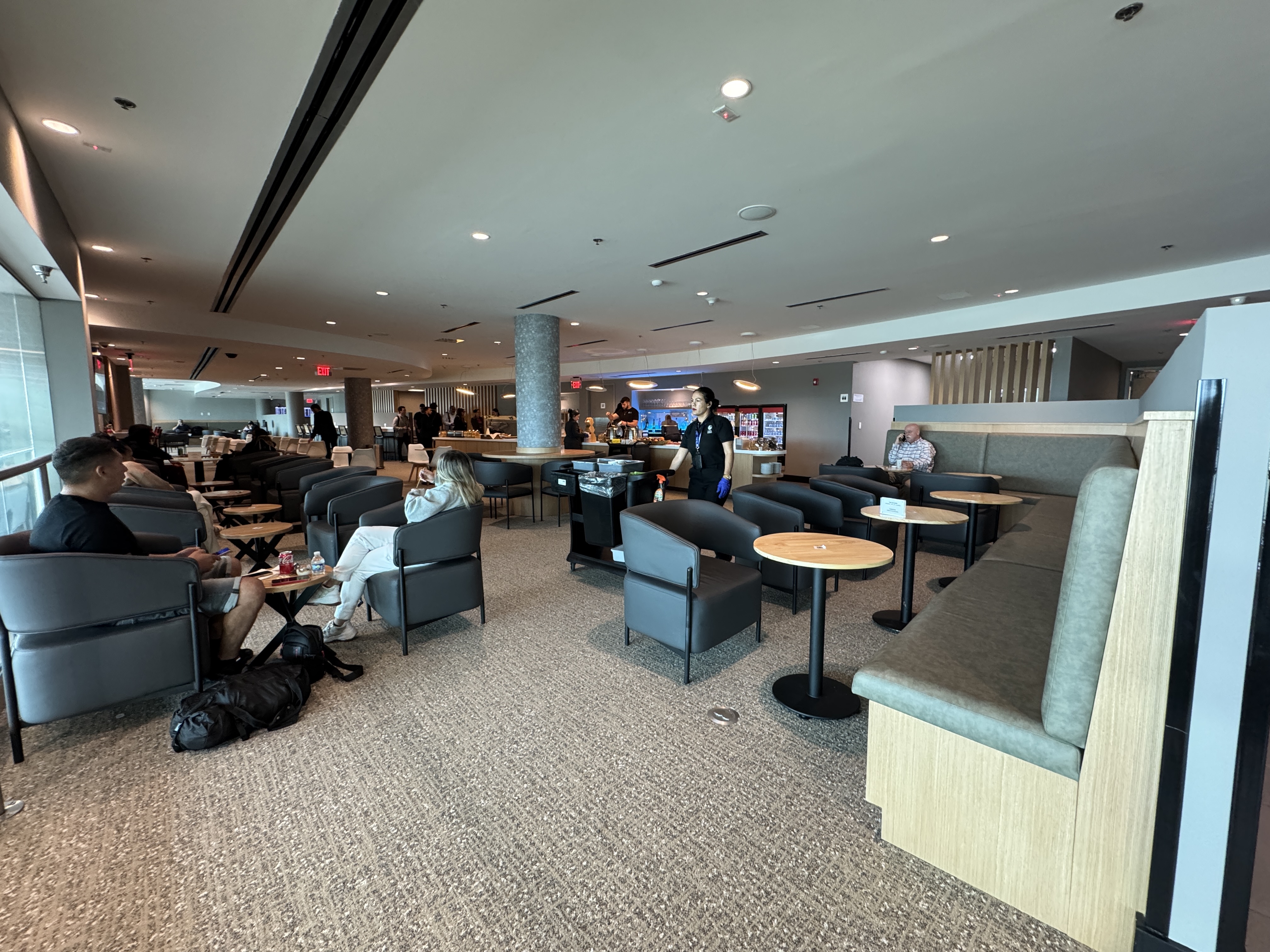 Avianca VIP Lounge Seating Guests 