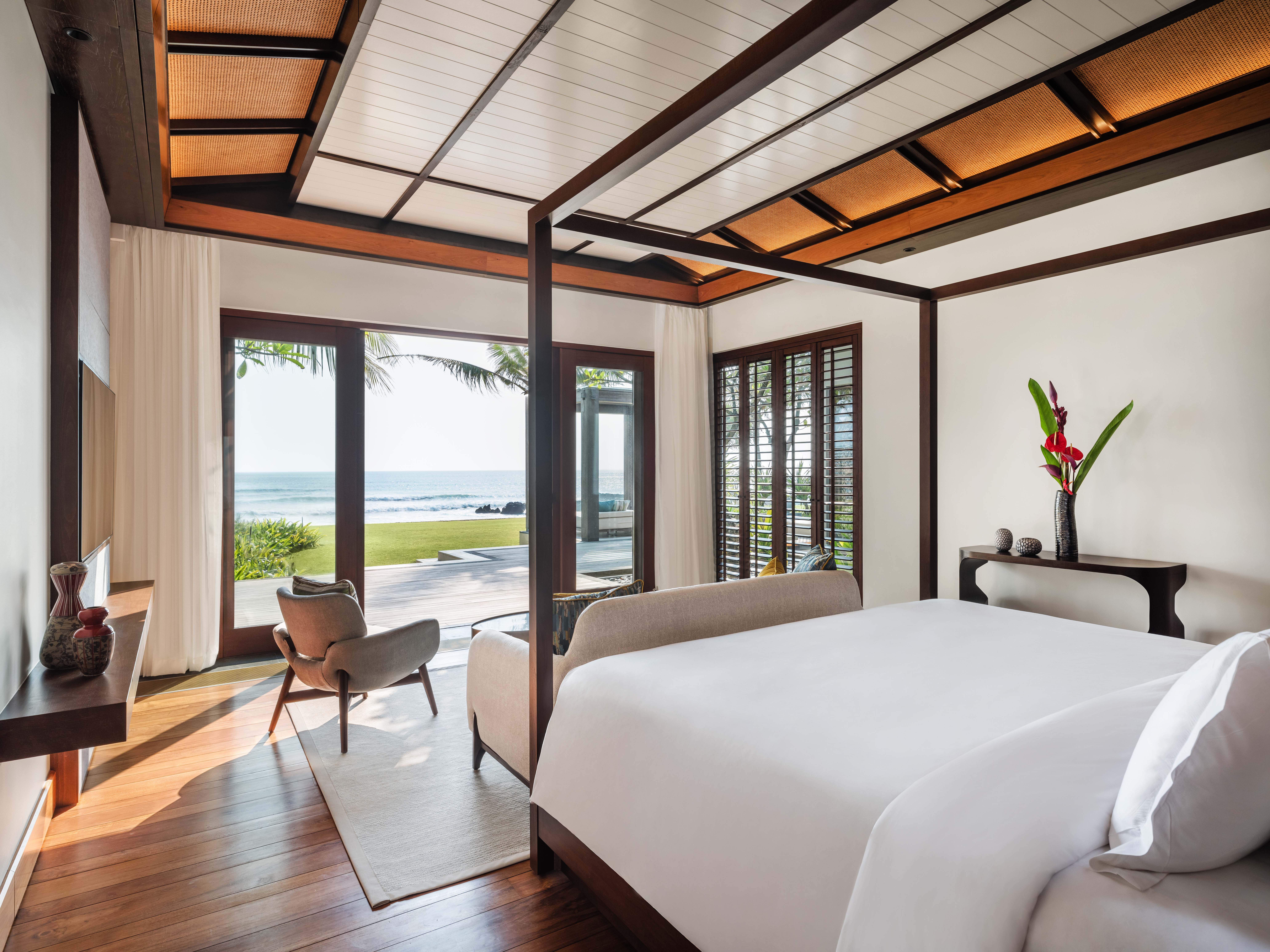 Beach Villa Bedroom 1 Beach Villa Bedroom with ocean view