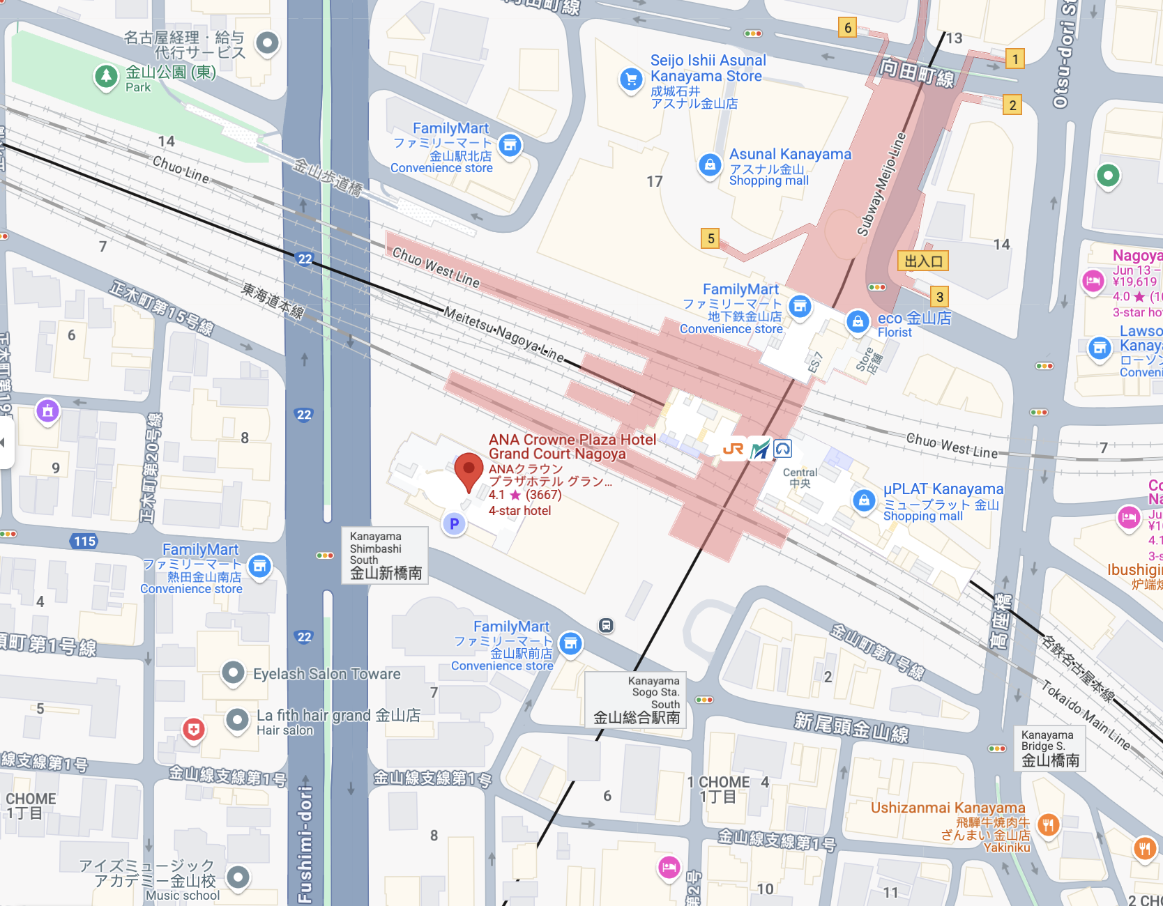 Crowne Plaza Nagoya Google Maps Crowne Plaza Nagoya Google Maps