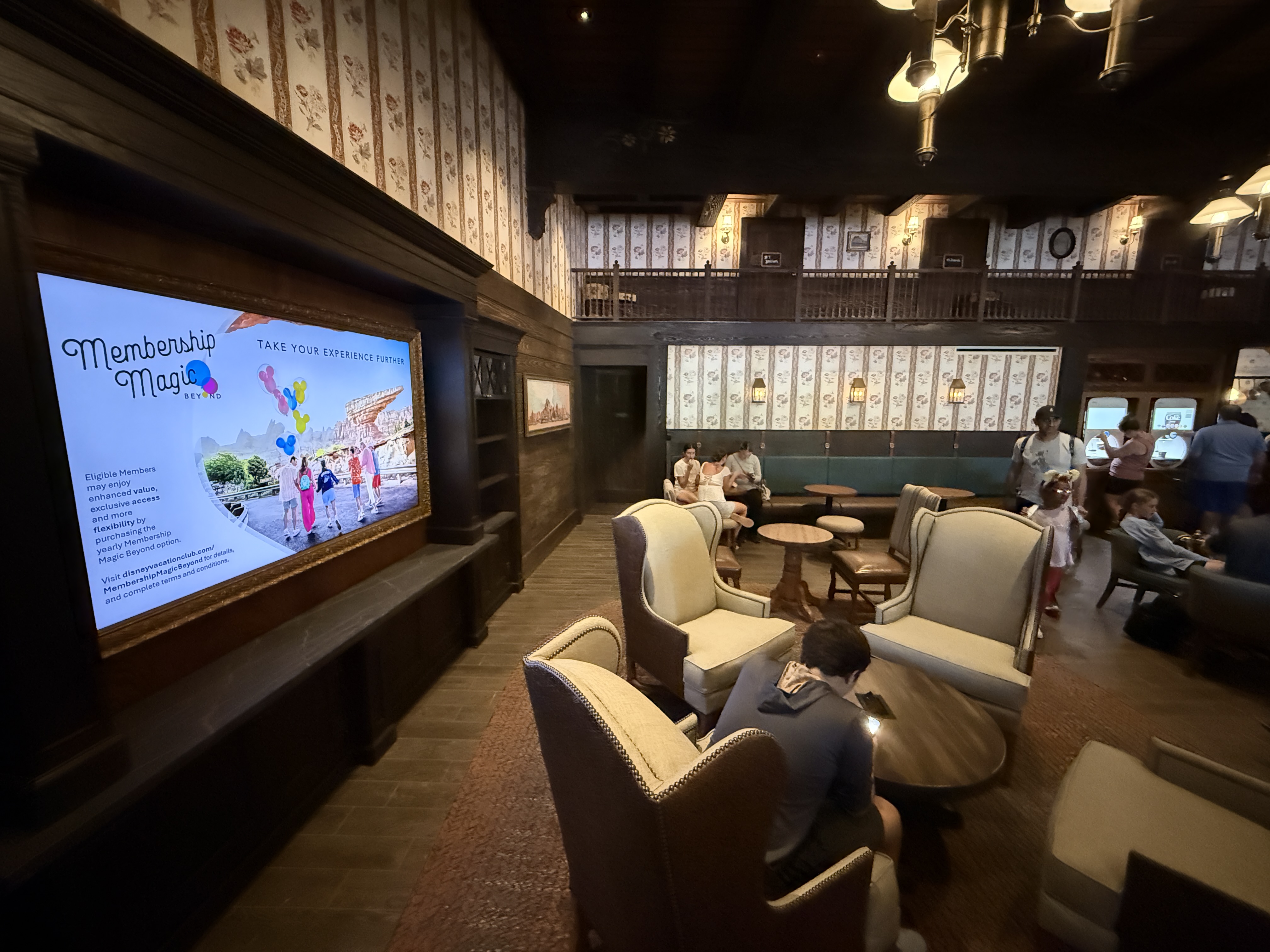 DVC Magic Kingdom Lounge Television DVC Magic Kingdom Lounge Television