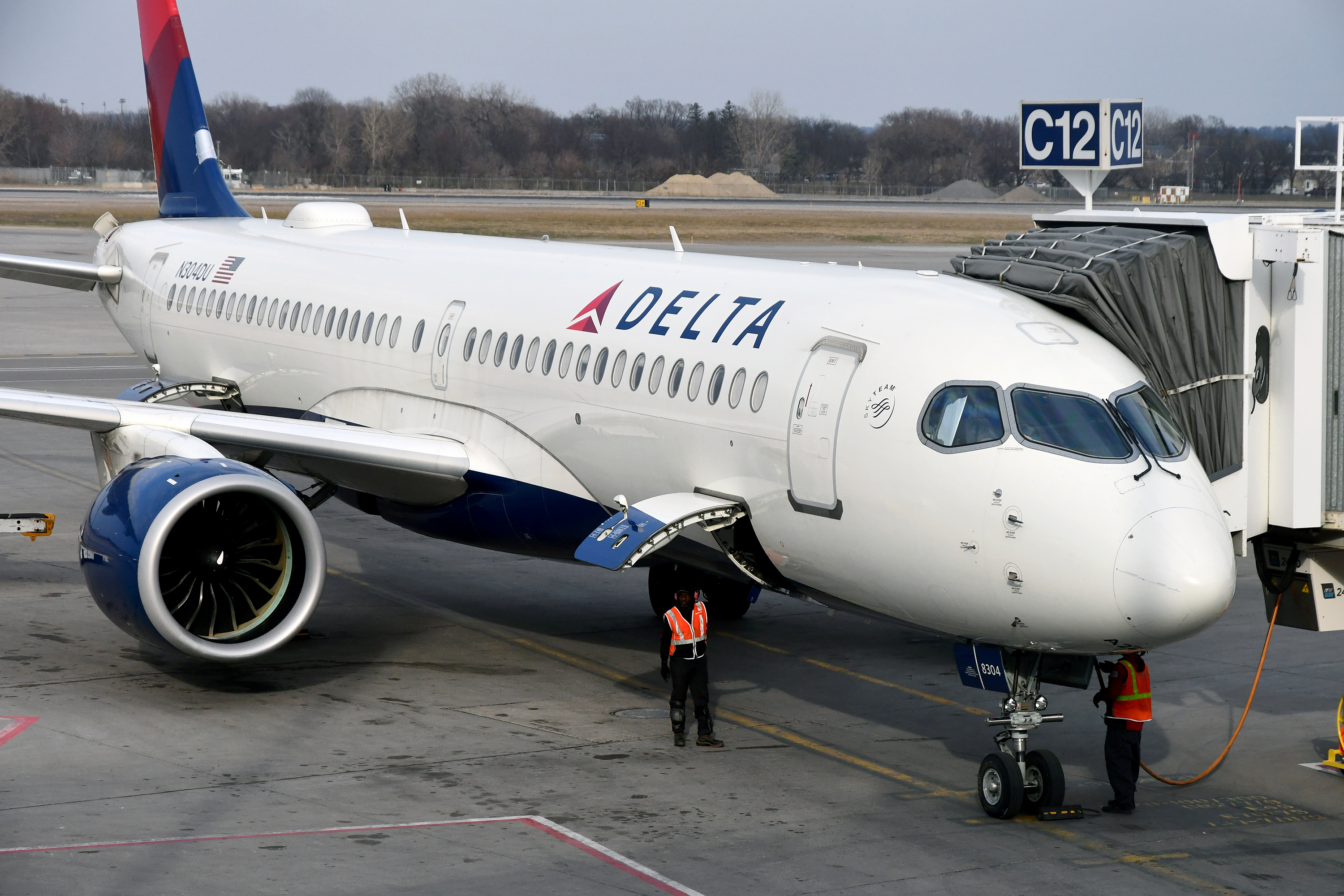 Delta A220 300 Docked MSP Delta A220 300 Docked MSP
