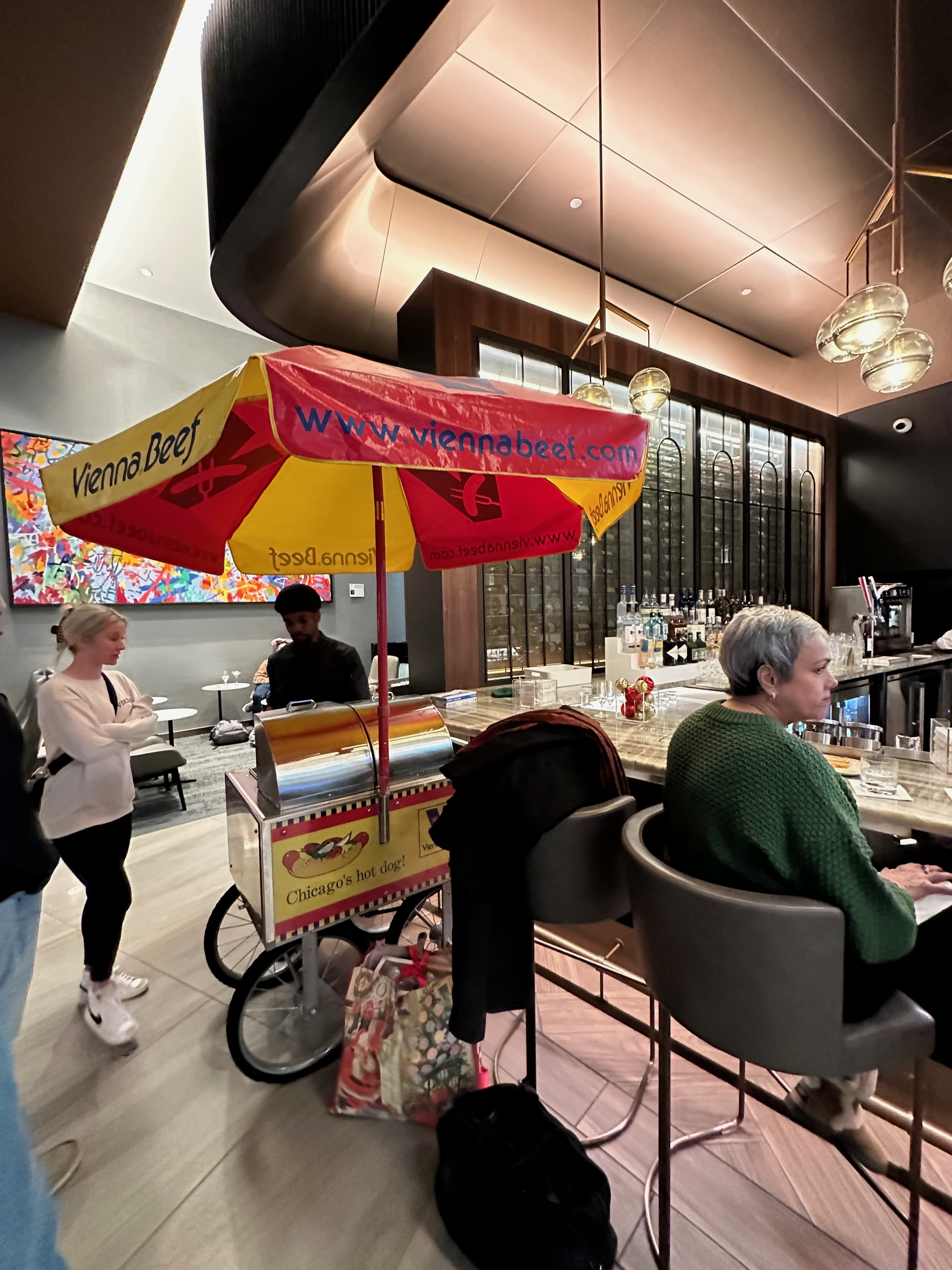 Delta Sky Club. ORD Hot Dog Stand Delta Sky Club. ORD Hot Dog Stand