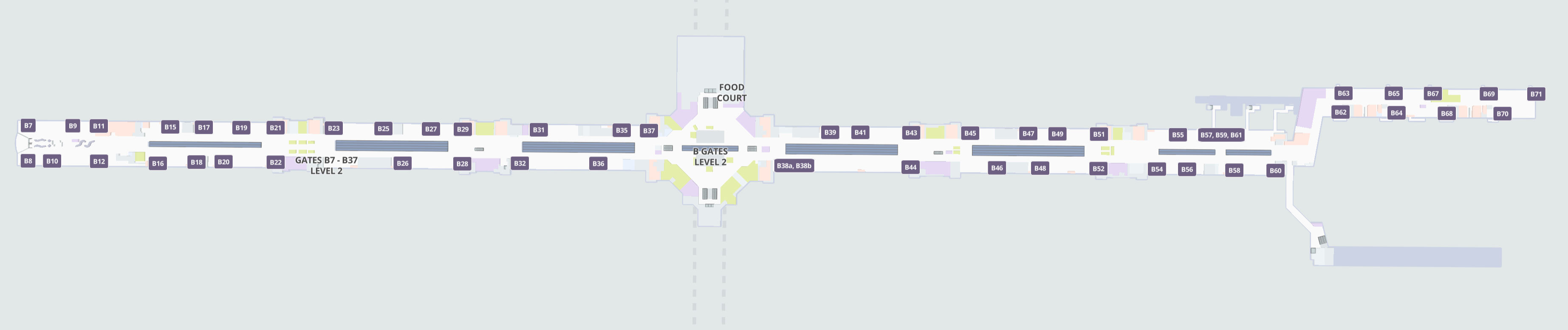 Denver International Airport B Gates