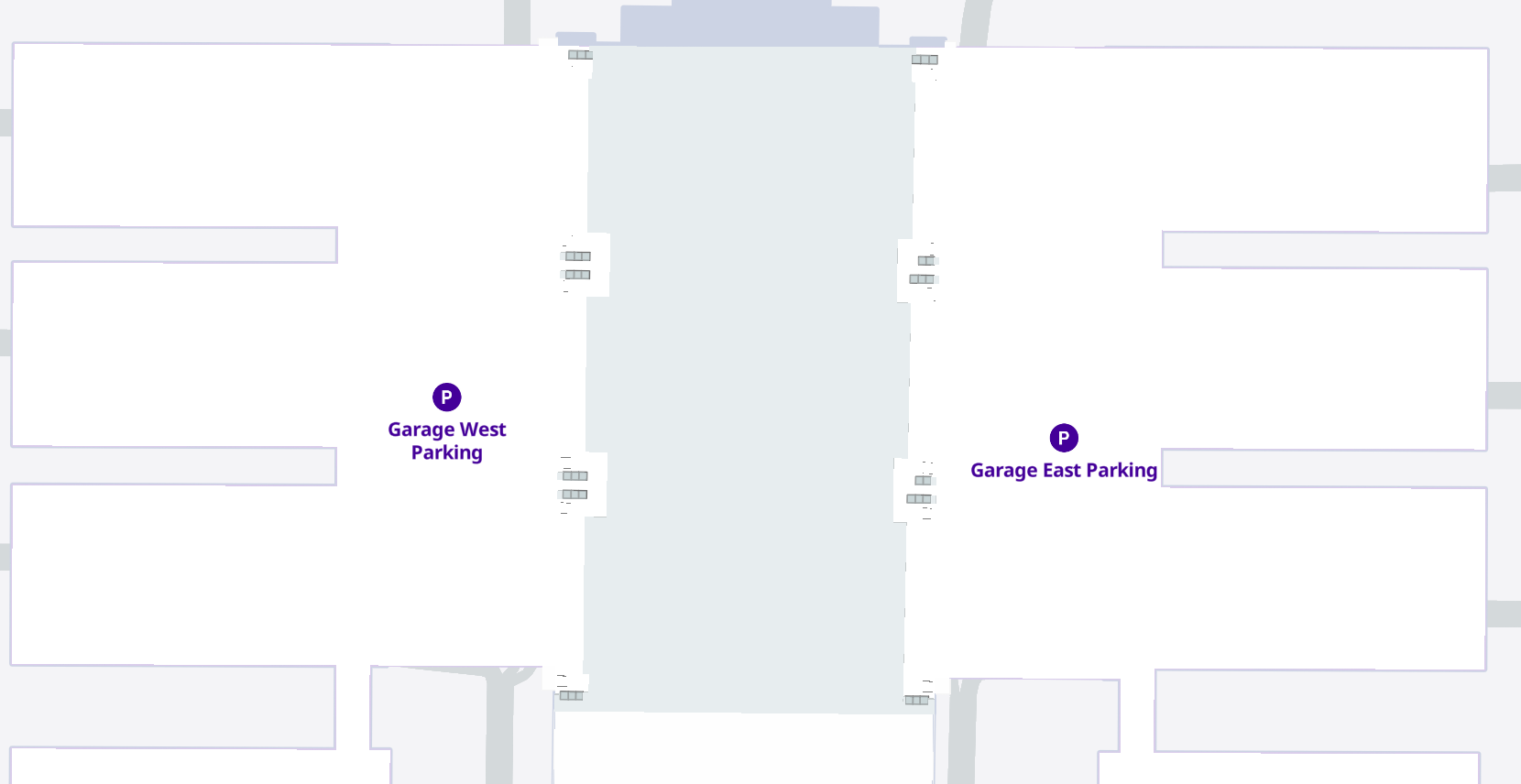 Denver International Airport Jeppesen Terminal Level 2 Parking Garages