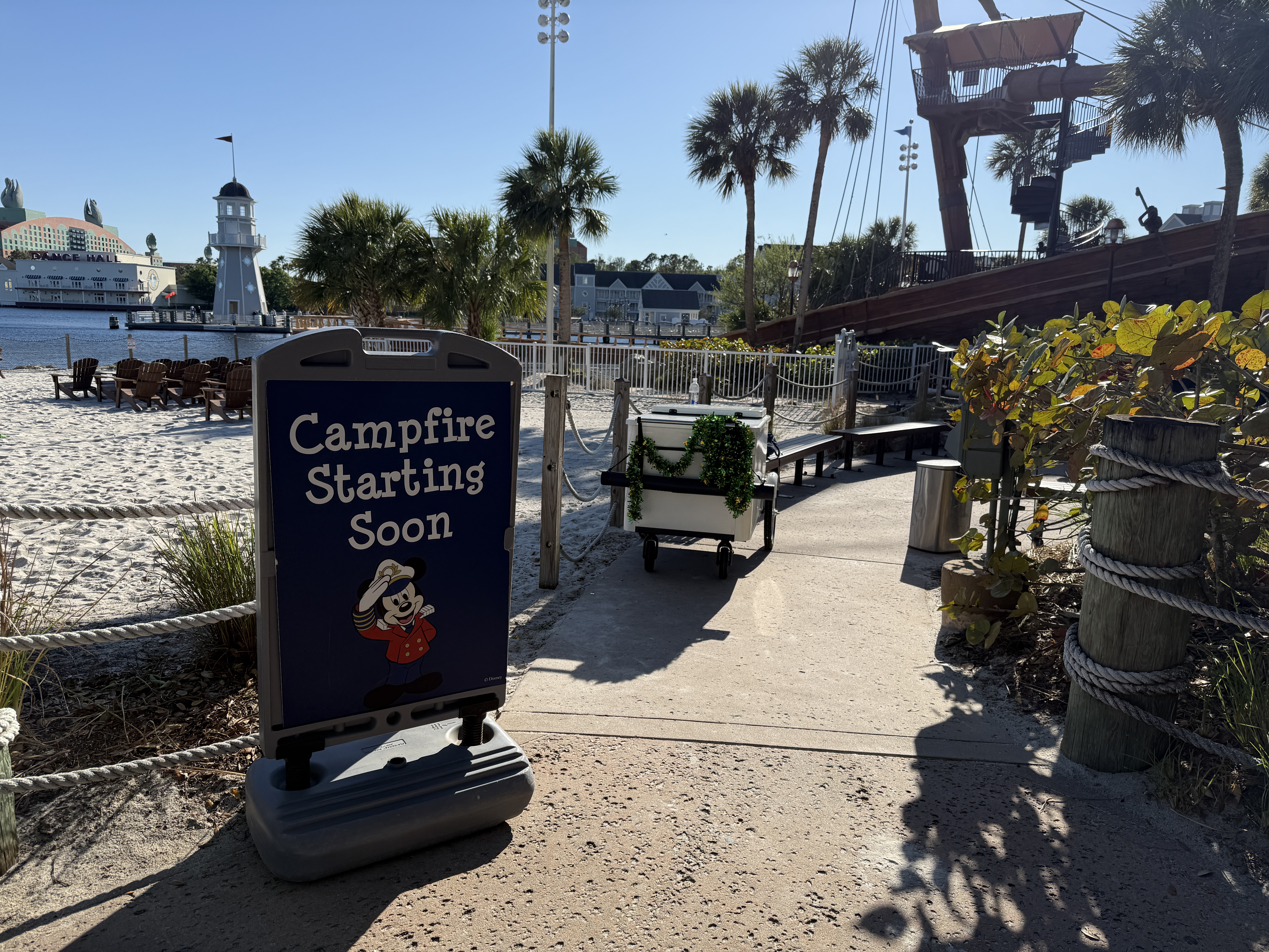 Disney Beach Club Campfire Disney Beach Club Campfire