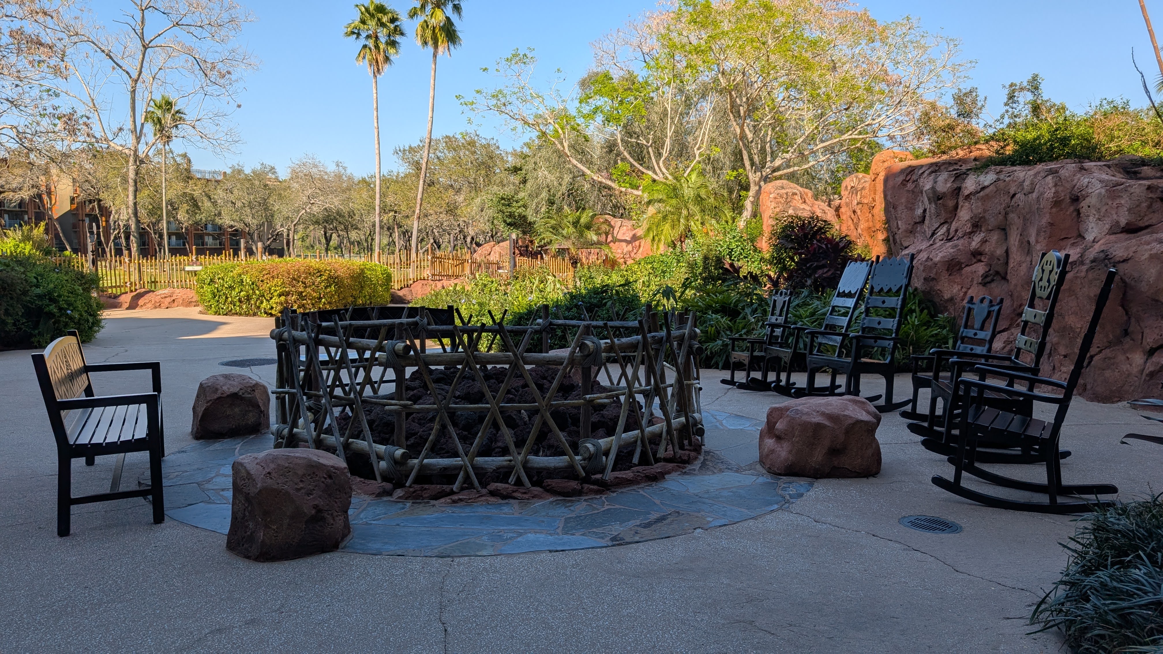Disneys Animal Kingdom Lodge amenities activities fire pit