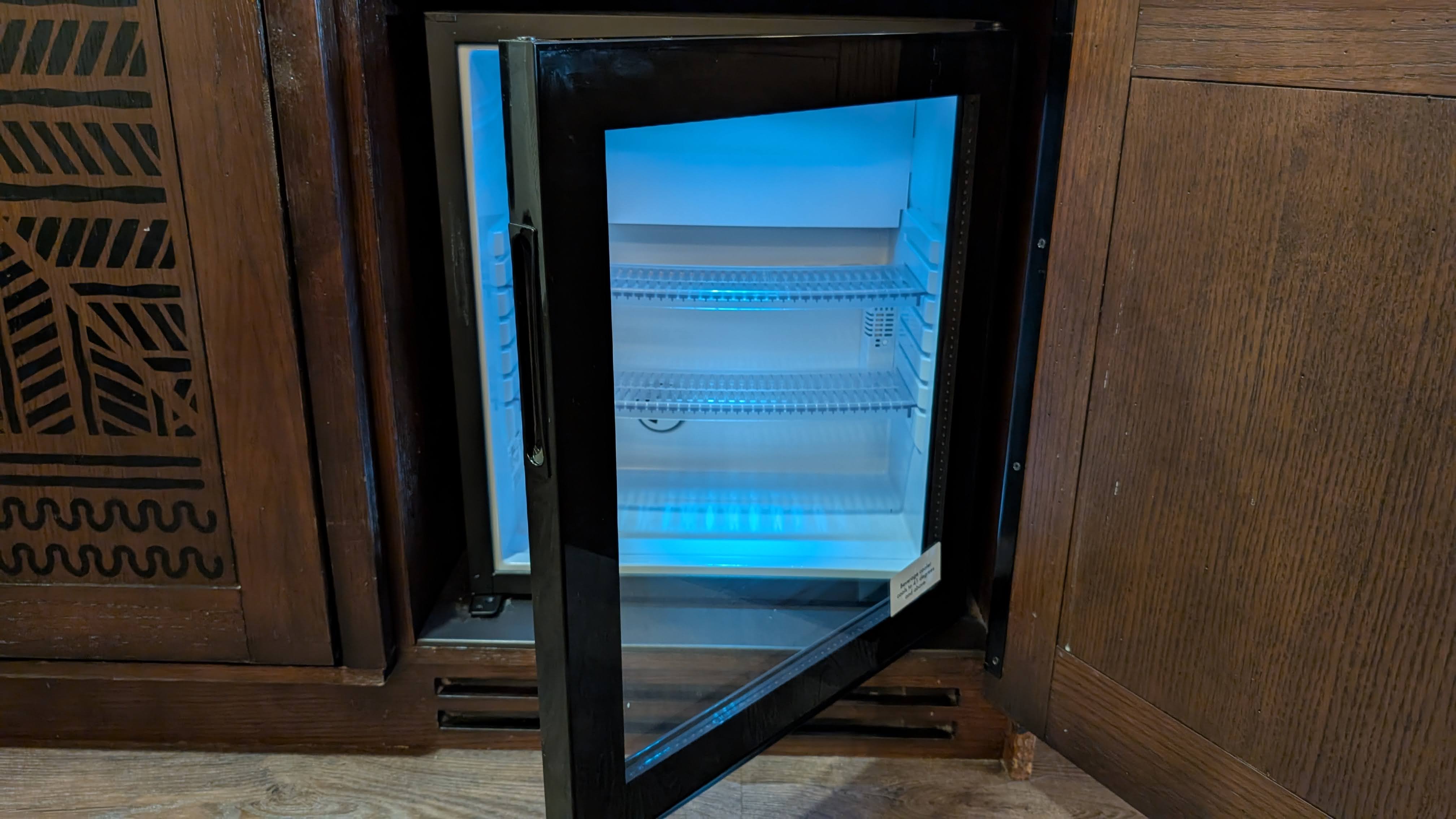 Disneys Animal Kingdom Lodge guest room beverage cooler