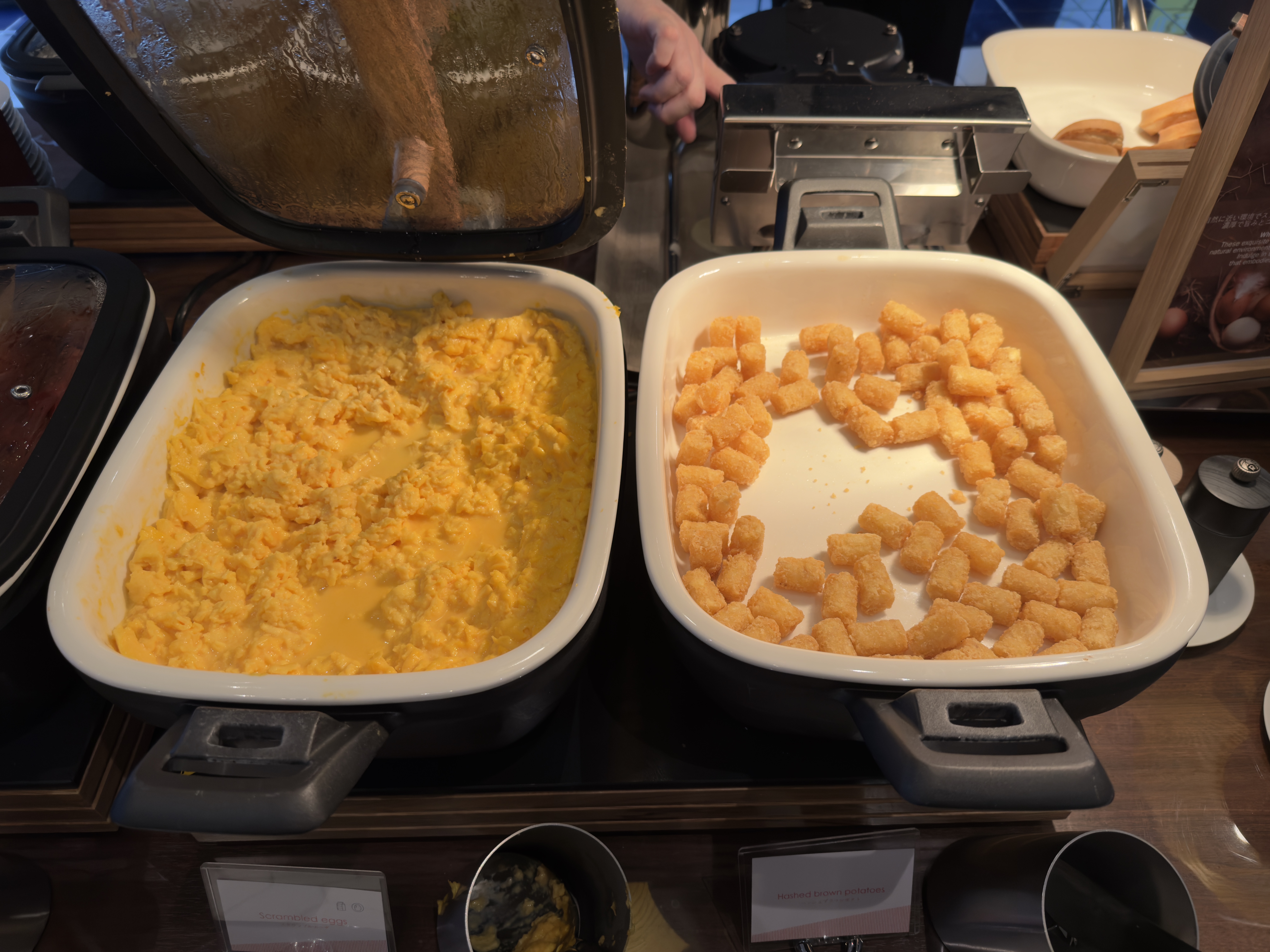 DoubleTree by Hilton Tokyo Ariake breakfast eggs and potatoes DoubleTree by Hilton Tokyo Ariake breakfast eggs and potatoes