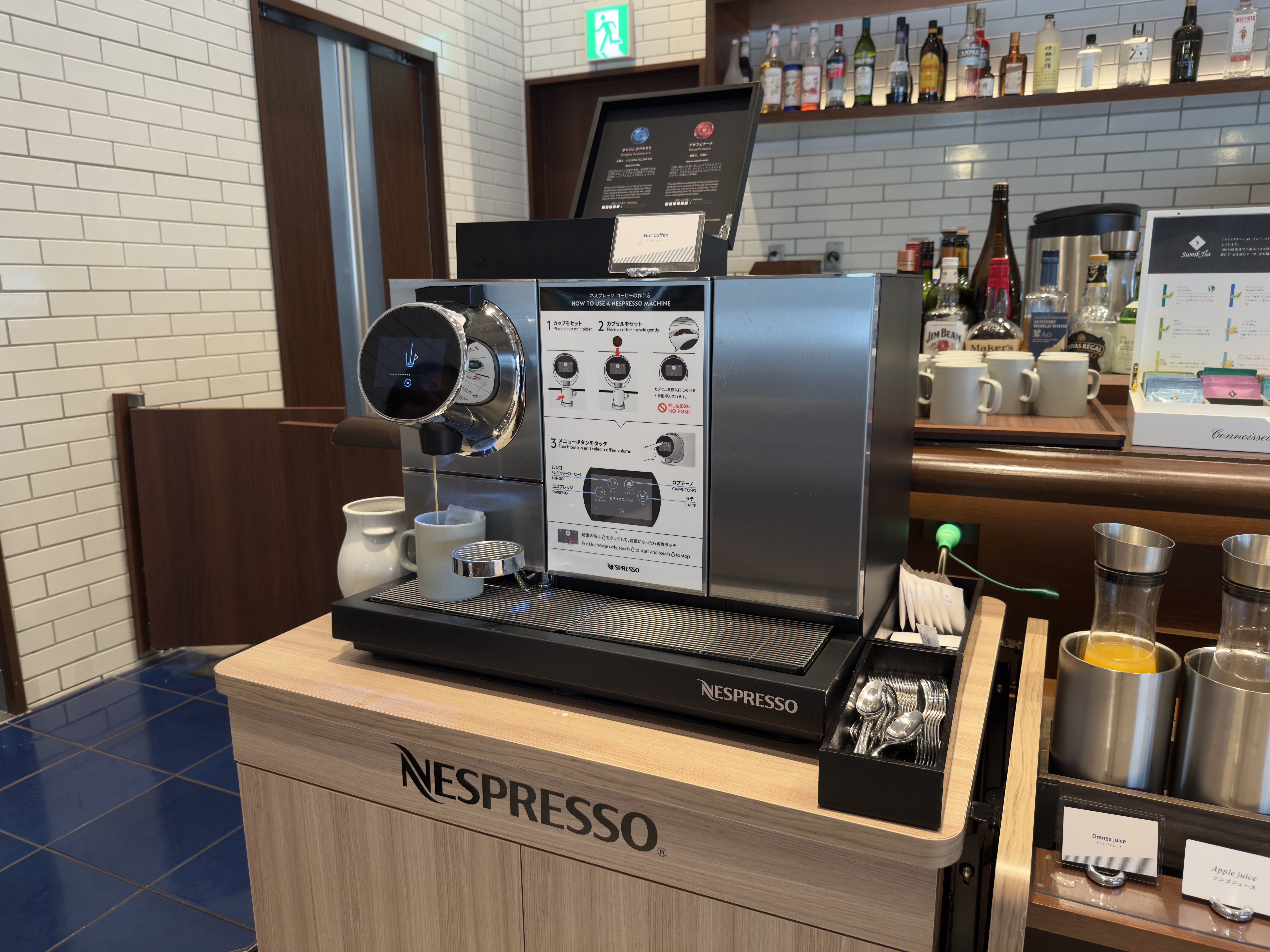 DoubleTree by Hilton Tokyo Ariake breakfast Nespresso machine DoubleTree by Hilton Tokyo Ariake breakfast Nespresso machine