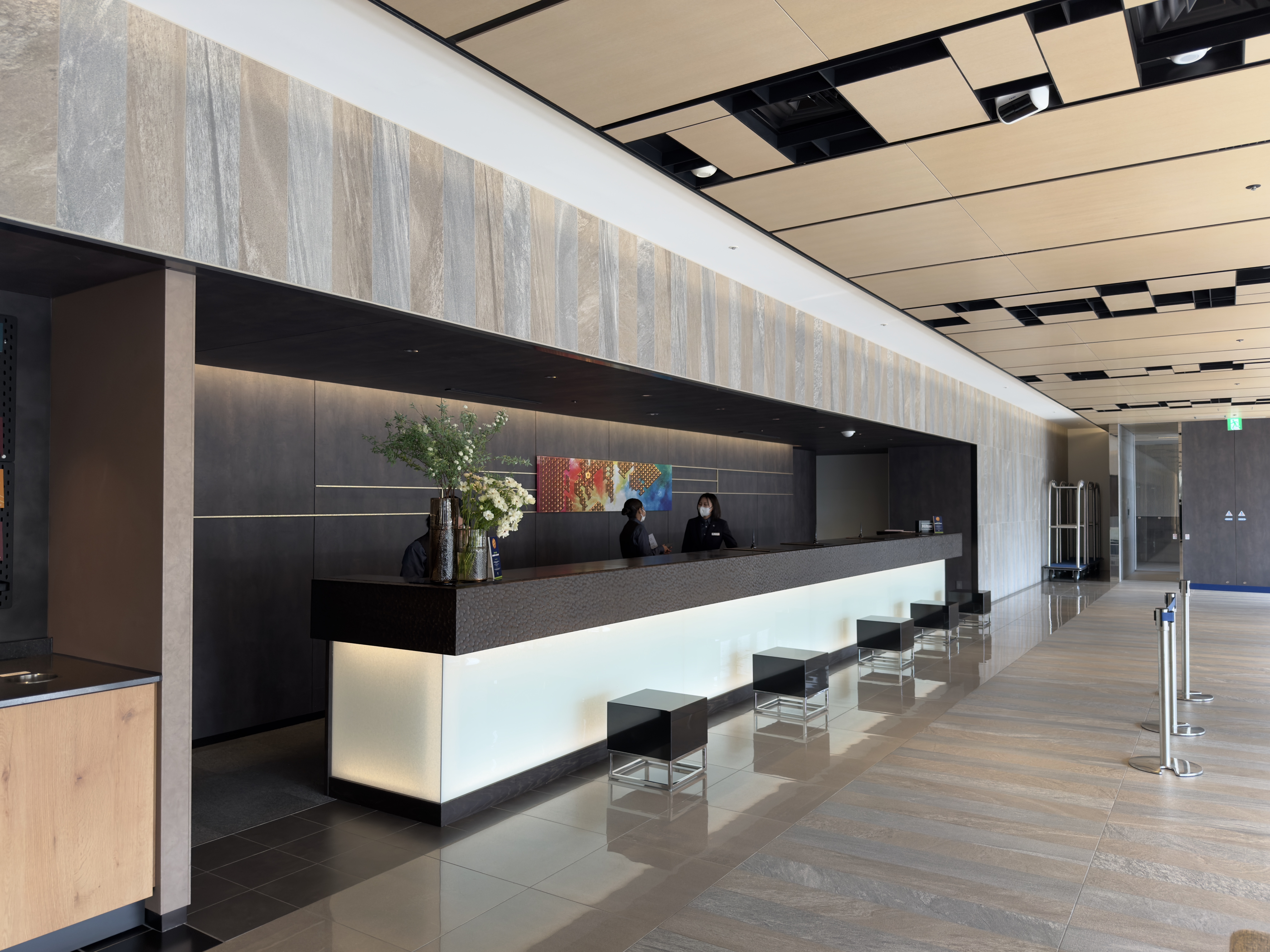 DoubleTree by Hilton Tokyo Ariake check in desk DoubleTree by Hilton Tokyo Ariake check in desk
