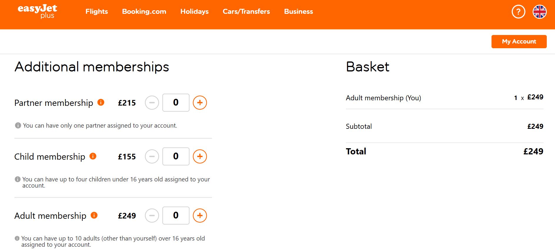 EasyJet Plus EasyJet Plus