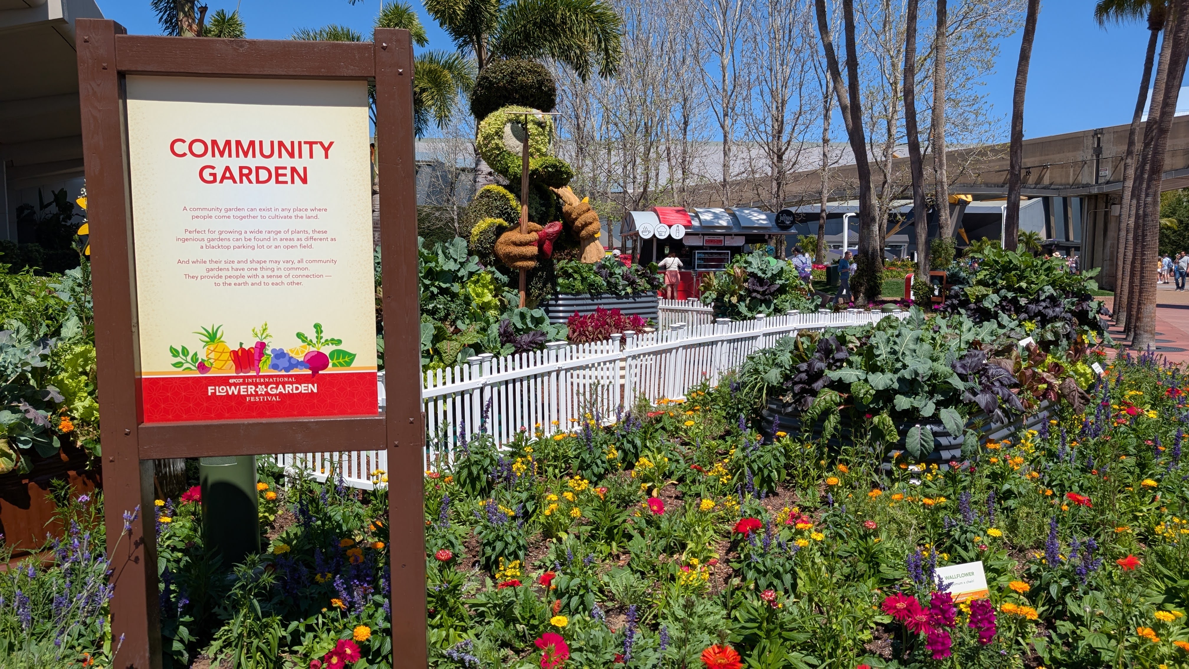 Epcot Flower and Garden Festival Community Garden Epcot Flower and Garden Festival Community Garden